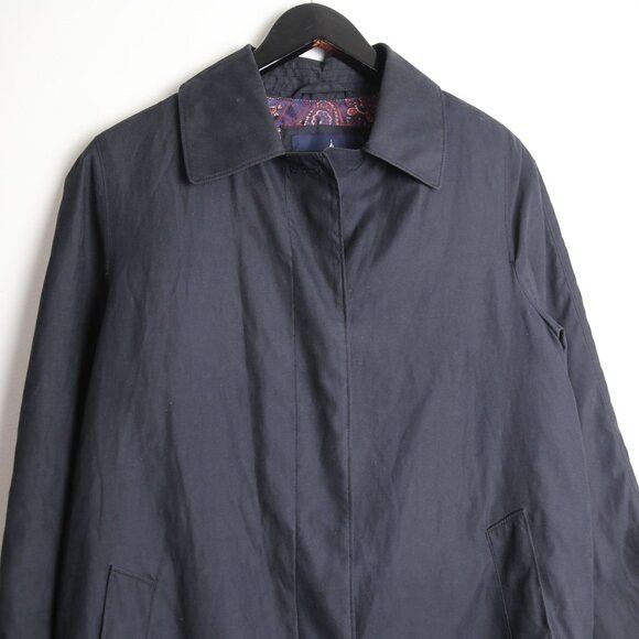 London Fog Vintage London Fog Men's Lined Long Light Black Trench Coat Size US XS / EU 42 / 0 - 2 Thumbnail