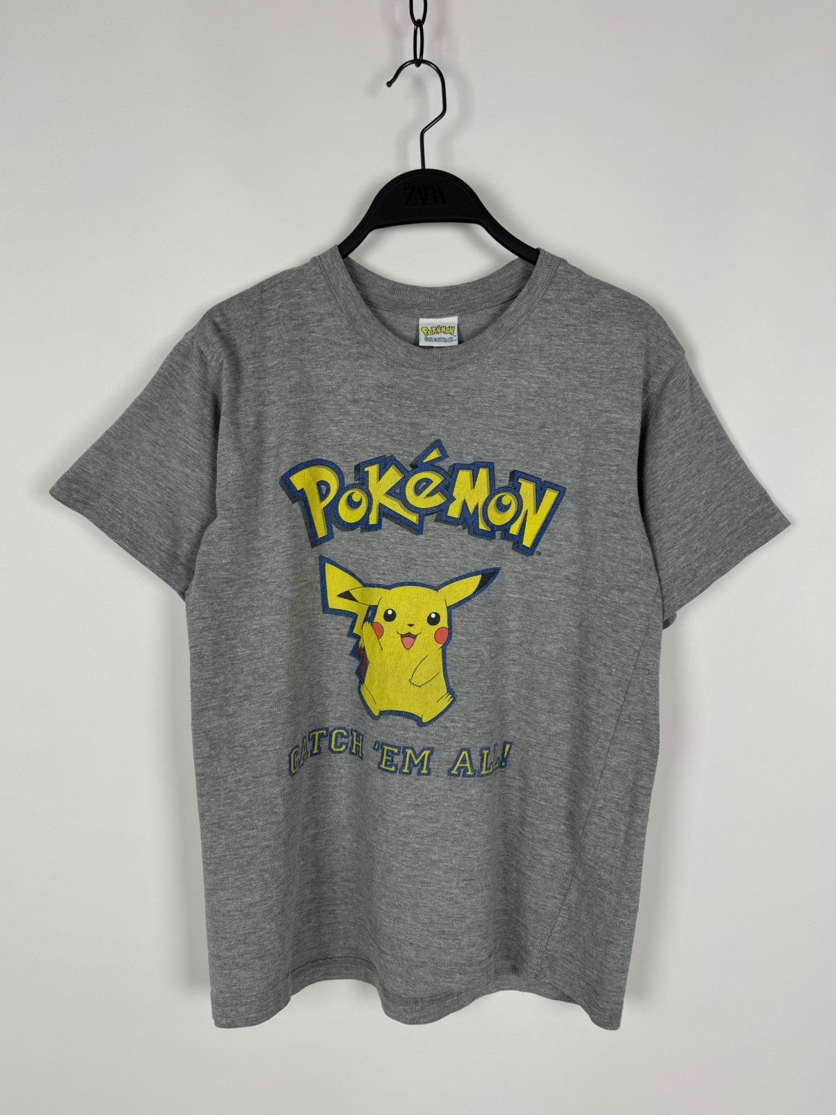 Pokemon 00’s Vintage Distressed Pokemon 25 Pikachu T-Shirt Size US S / EU 44-46 / 1 - 1 Thumbnail