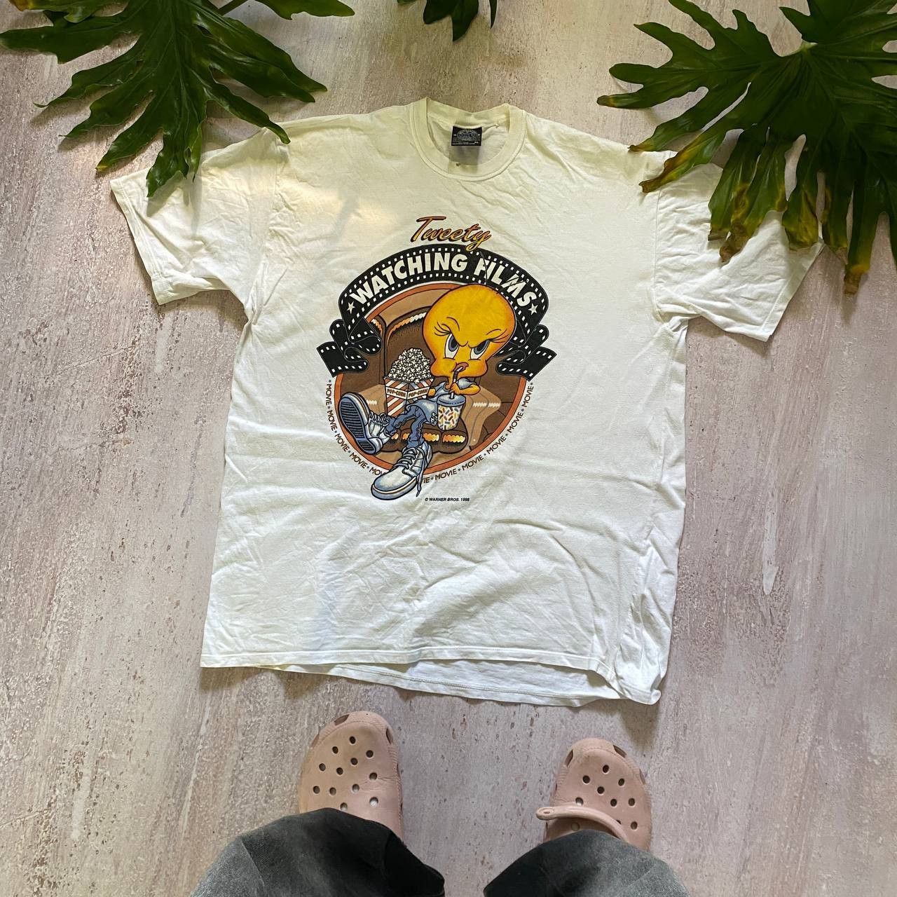 VINTAGE 1998 LOONEY TUNES TWEETY BIRD RARE WARNER BROS TEE