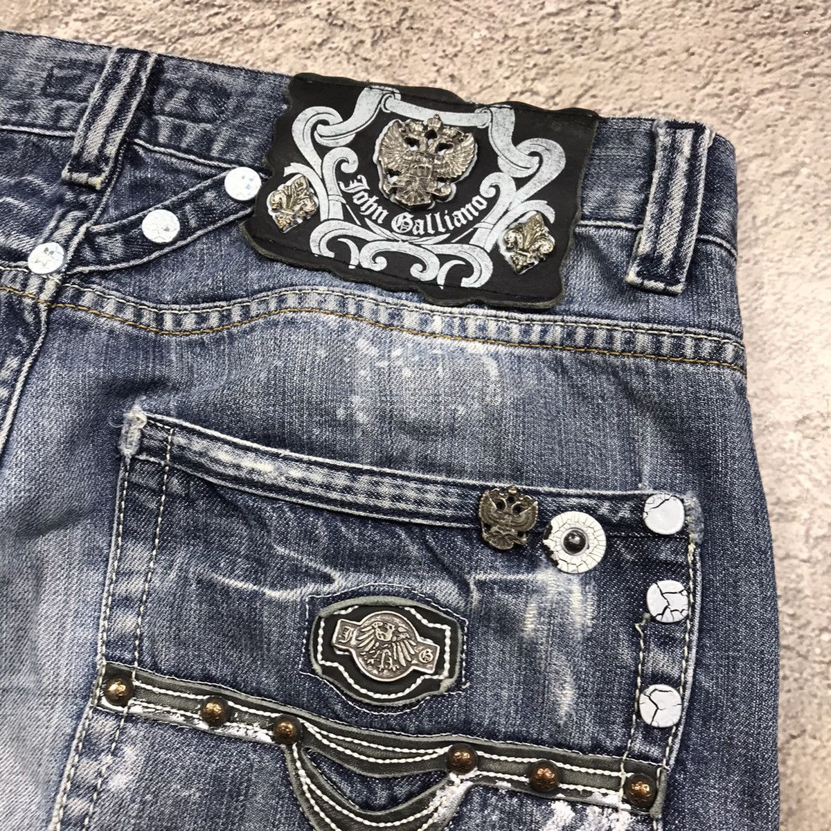 Vintage Vintage 90s Faded Distressed Baggy Jeans Grunge Skate 33 Size US 33 - 7 Thumbnail
