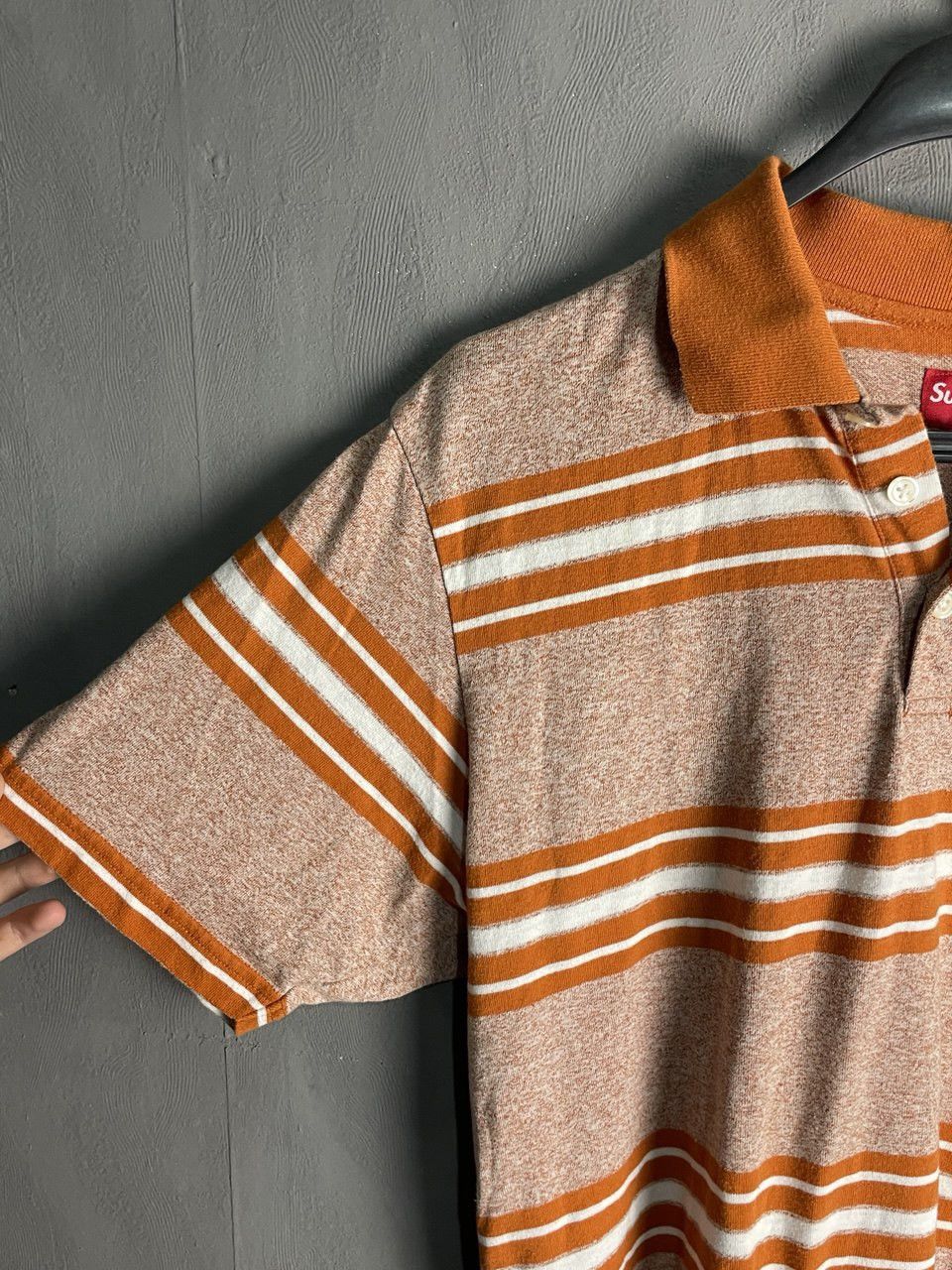 Supreme Supreme Striped Polo Shirt Size US M / EU 48-50 / 2 - 5 Thumbnail