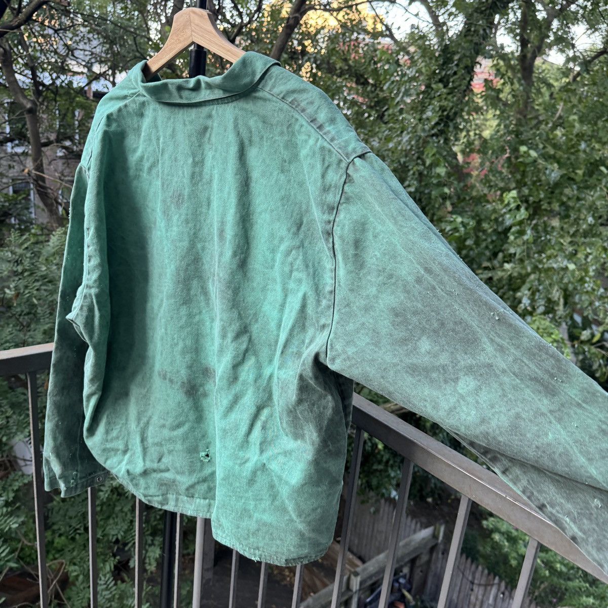 Vintage Thrashed Faded Distressed Dirty Work Jacket ERD Grunge Size US XXL / EU 58 / 5 - 6 Thumbnail