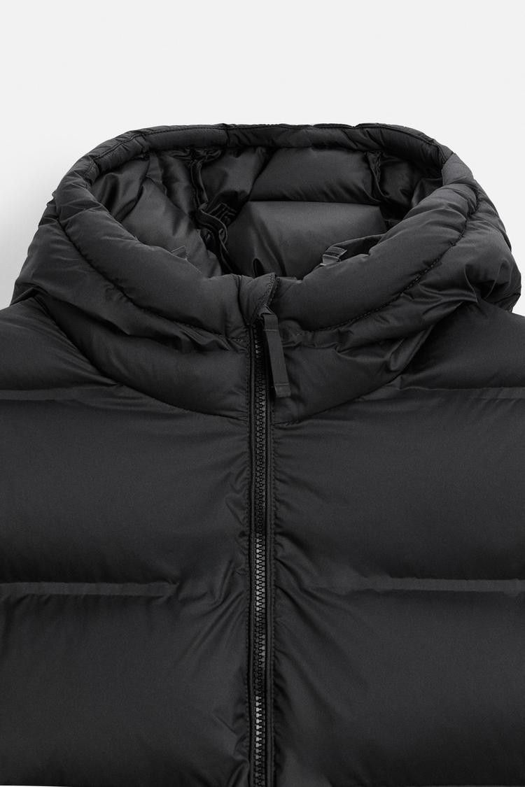 Zara HOODED QUILTED PUFFER JACKET Size US L / EU 52-54 / 3 - 5 Thumbnail