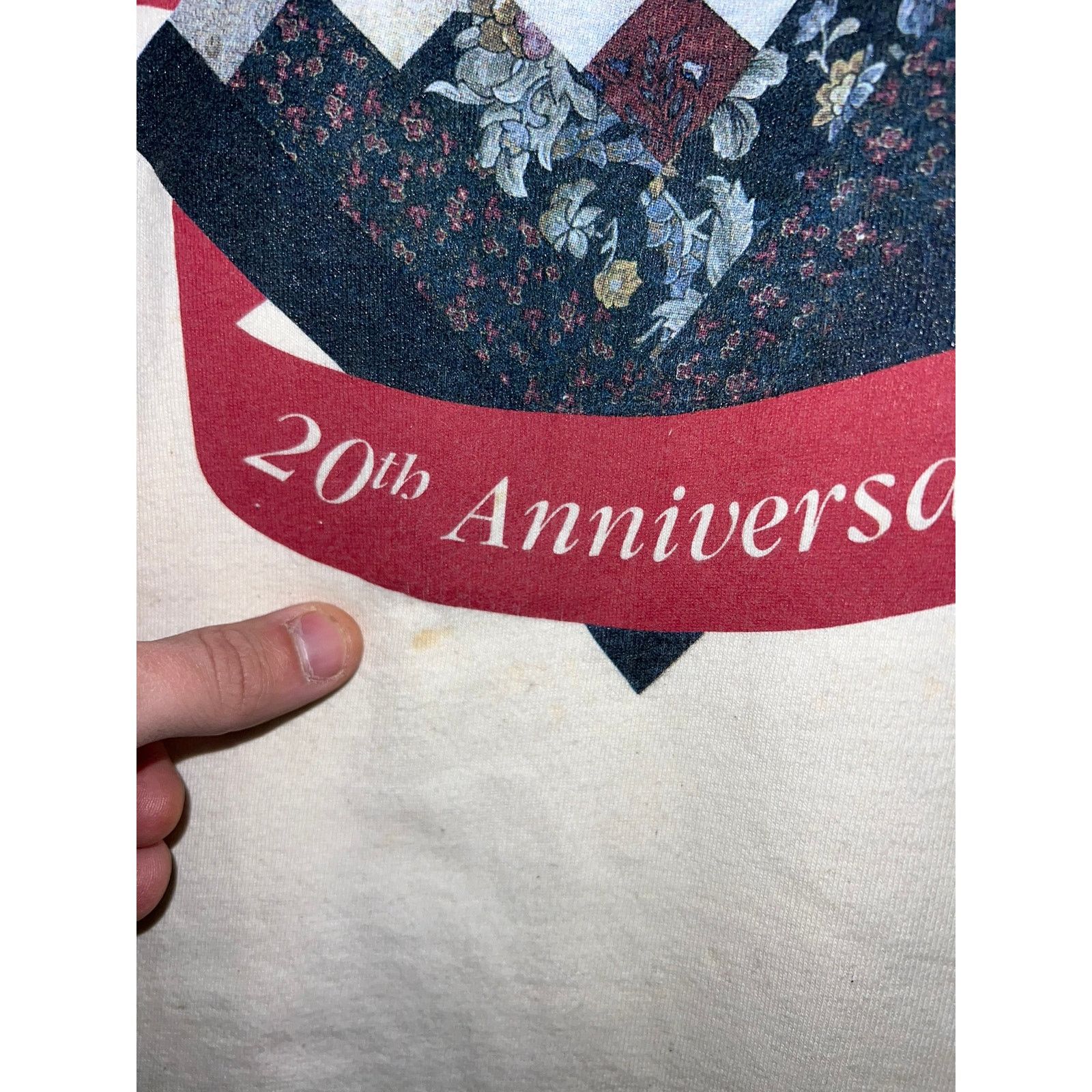 Hanes Vintage Quilt Shirt 1998 Quilting In A Day 90s Tee VTG 3X Size US XXL / EU 58 / 5 - 5 Thumbnail