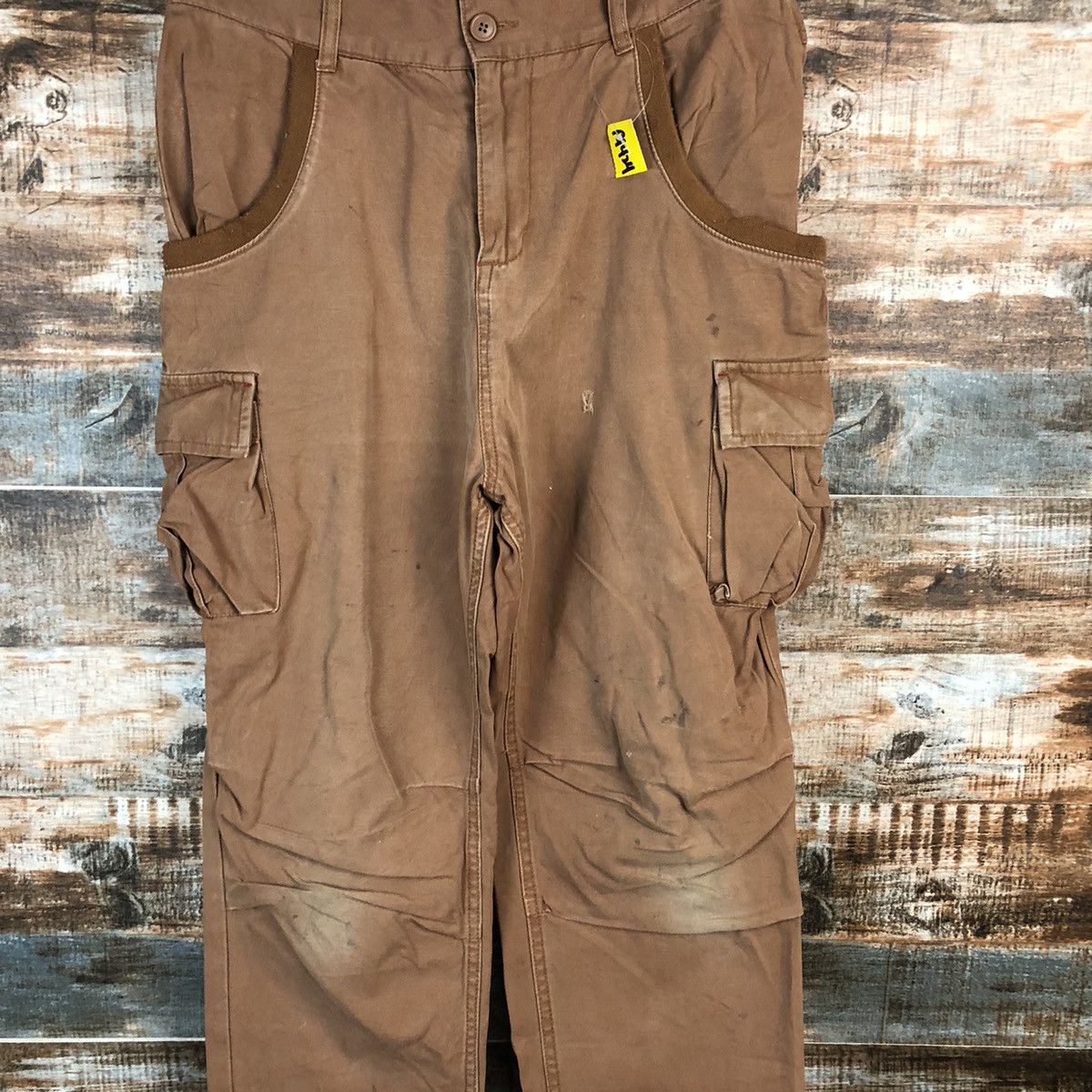 Japanese Brand Freaks Pink Cargo utility tactical Multipocket Pants #A1429 Size US 32 / EU 48 - 5 Thumbnail