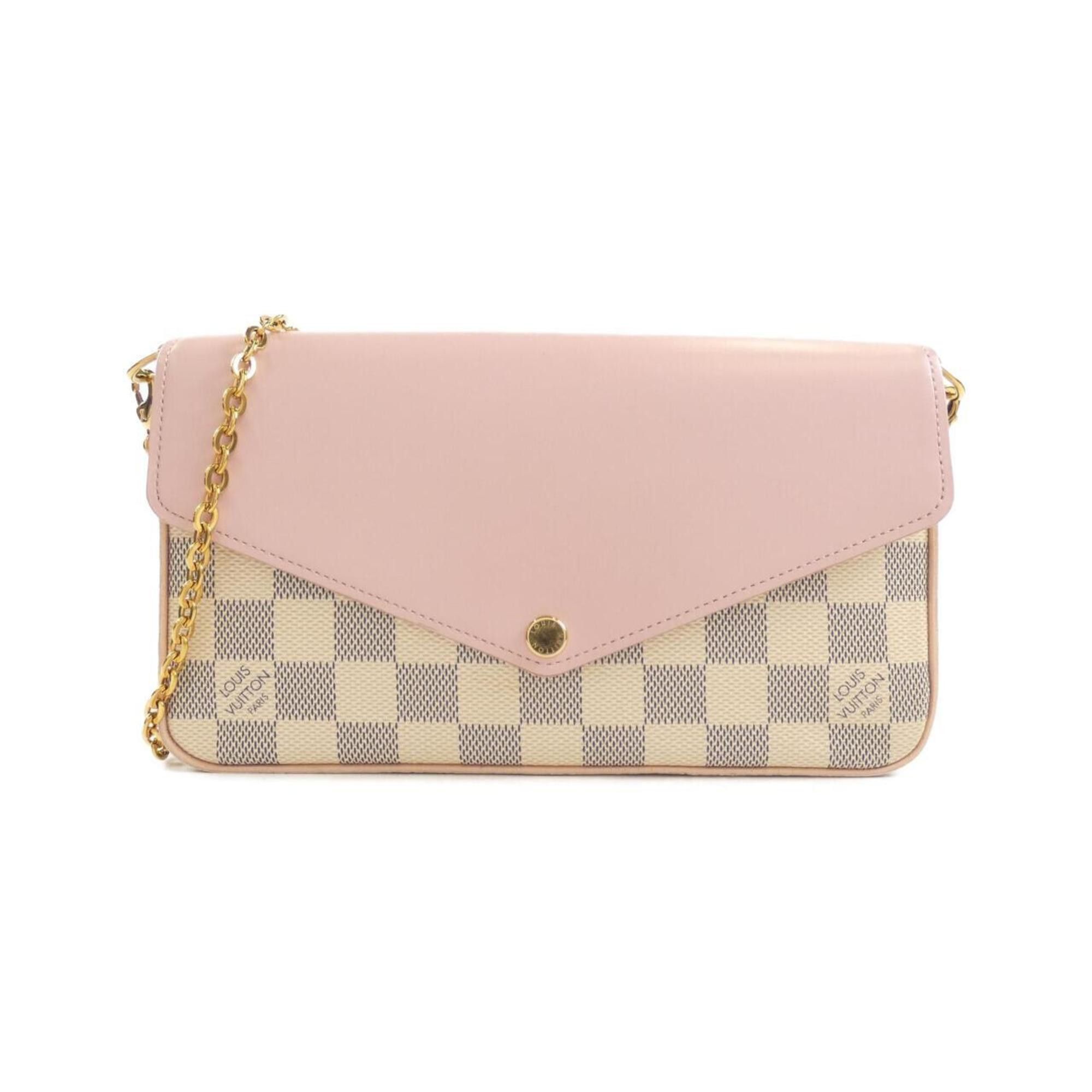 Louis Vuitton Damier Azur Pochette Felicie Gm N60235 Shoulder Bag, Women's