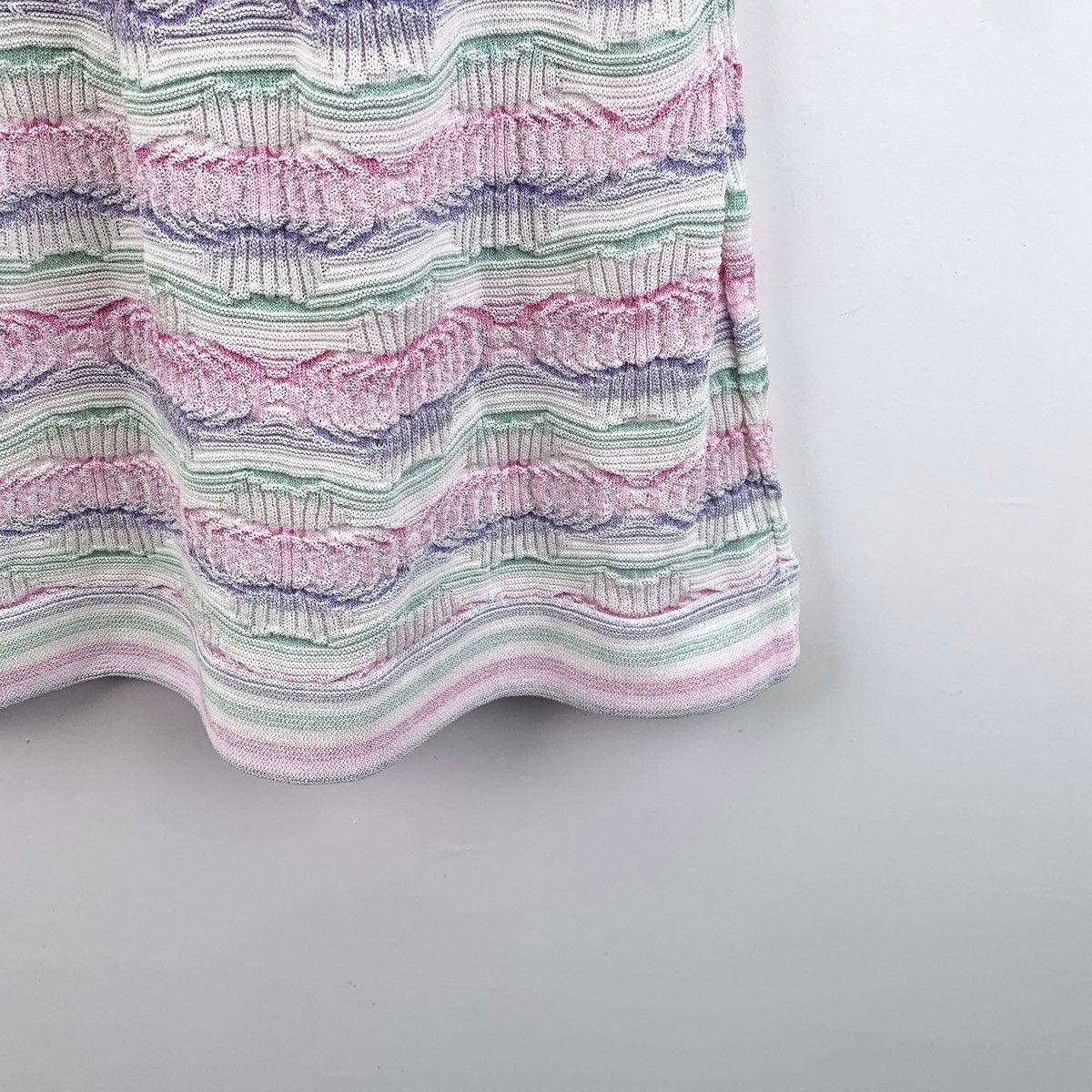 Chanel Chanel Colorblocked Striped Cotton Drop Shoulder Knit Dress Size XS / US 0-2 / IT 36-38 - 4 Thumbnail