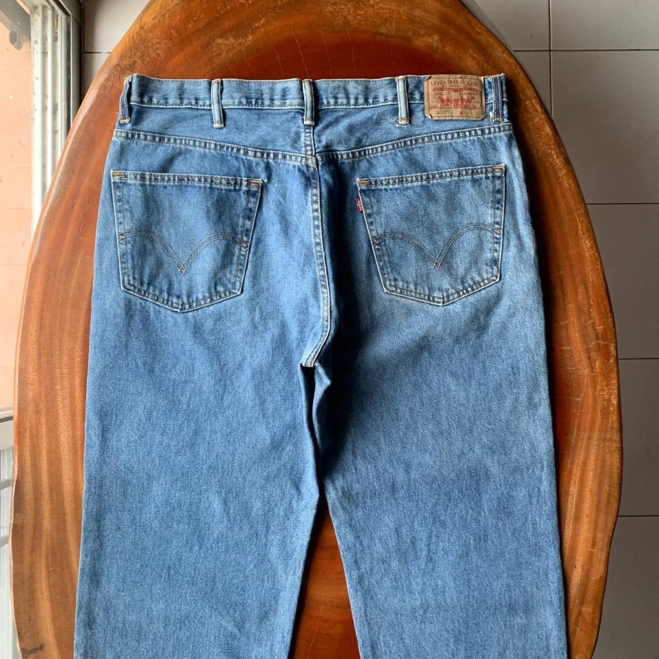 Levi's Levis 550 Relaxed Fit Big Size Blue Denim Jeans Pants Size US 41 - 4 Thumbnail