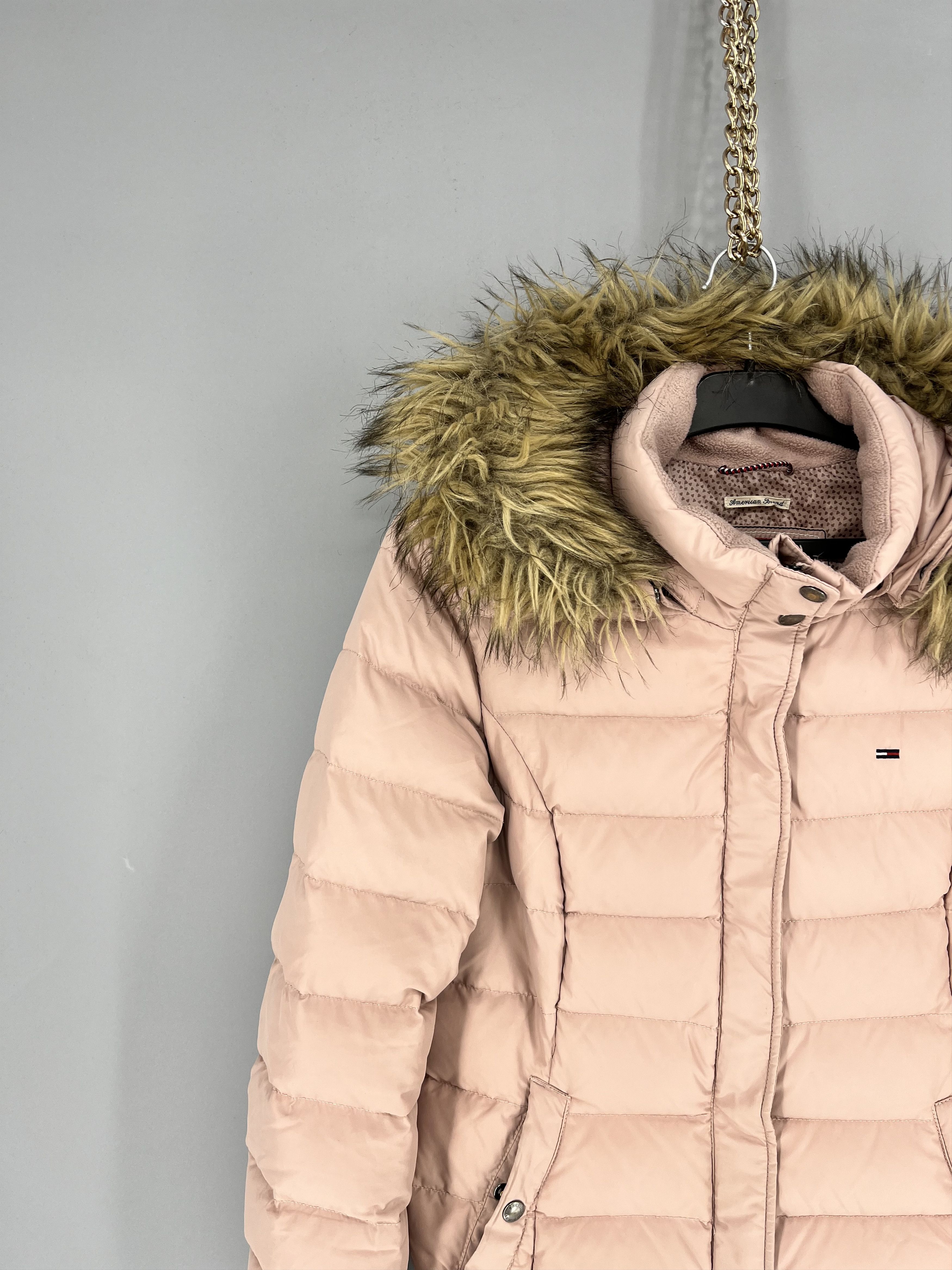 Tommy Hilfiger Coat Tommy Hilfiger Casual Puffer Jacket With Zip Hoodie Y2k Size M / US 6-8 / IT 42-44 - 4 Thumbnail