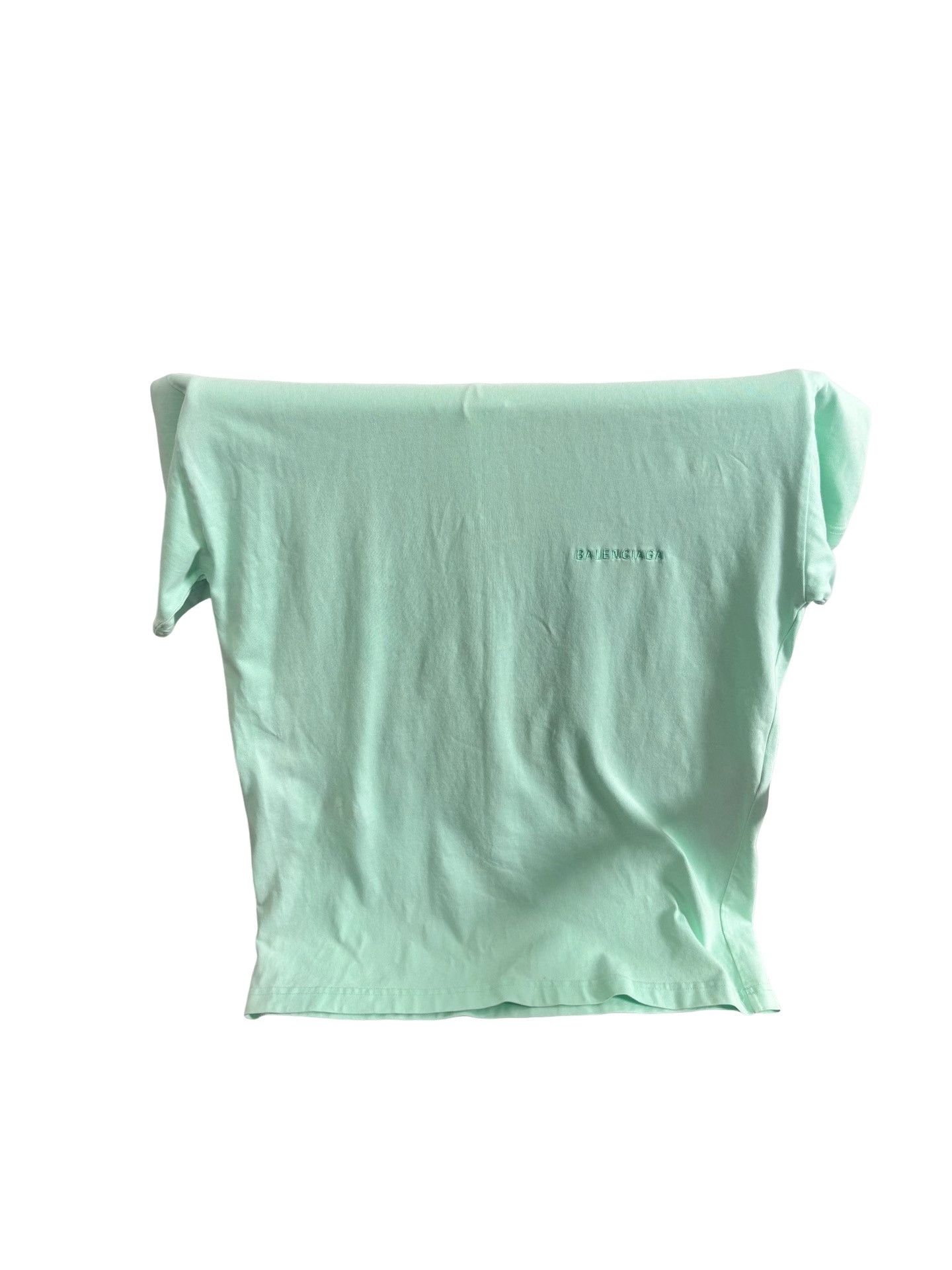 Balenciaga Balenciaga Embroidered Logo T-Shirt XS Size US XS / EU 42 / 0 - 1 Thumbnail