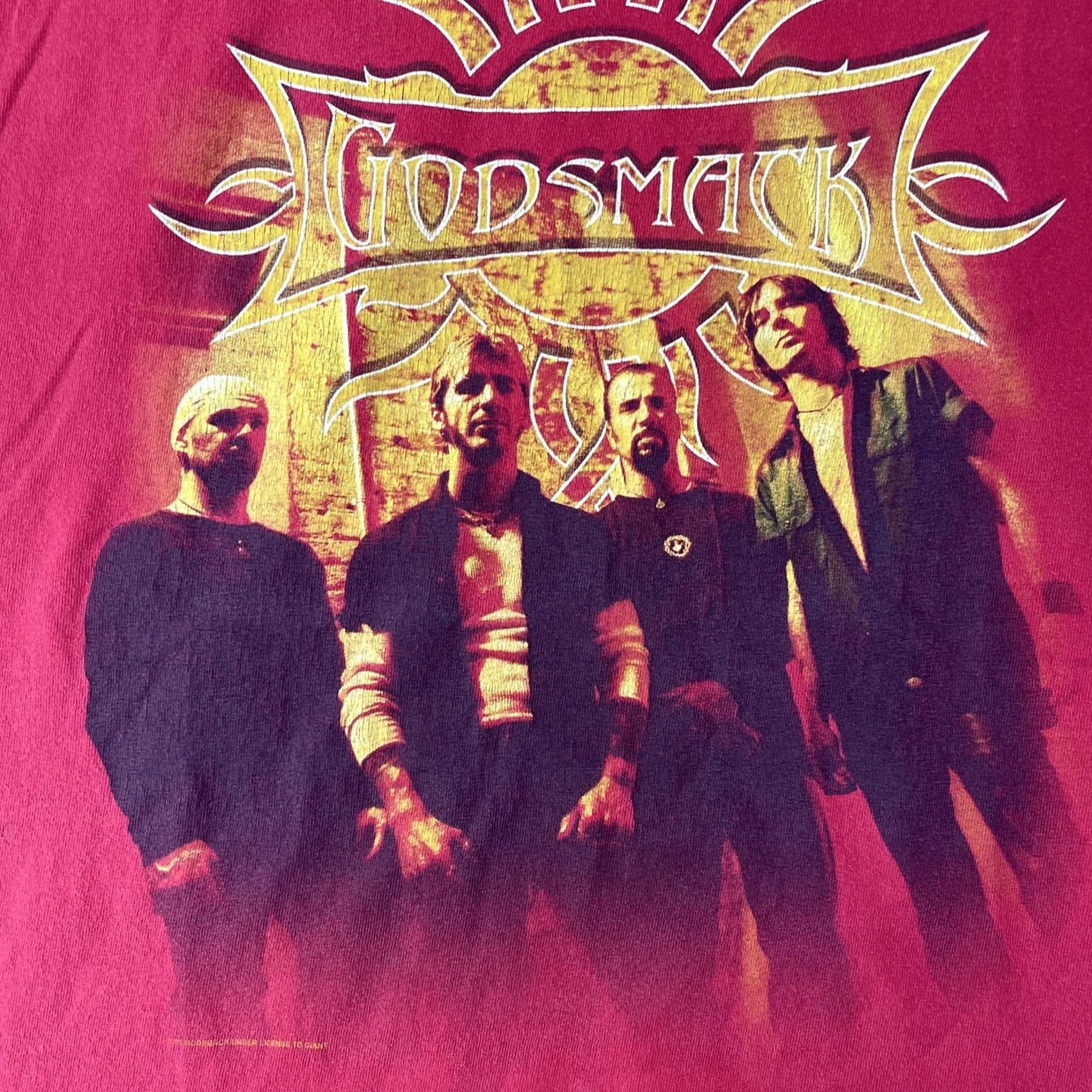 Vintage VINTAGE Godsmack Shirt Men’s Large Tennessee River Red Band Tee Rock Worn Size US L / EU 52-54 / 3 - 5 Thumbnail