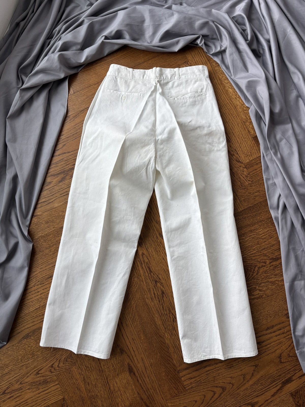 Vintage 1950s Trousers WW2 Vintage Military Dress Pants RCN Navy Uni Size US 27 - 15 Thumbnail