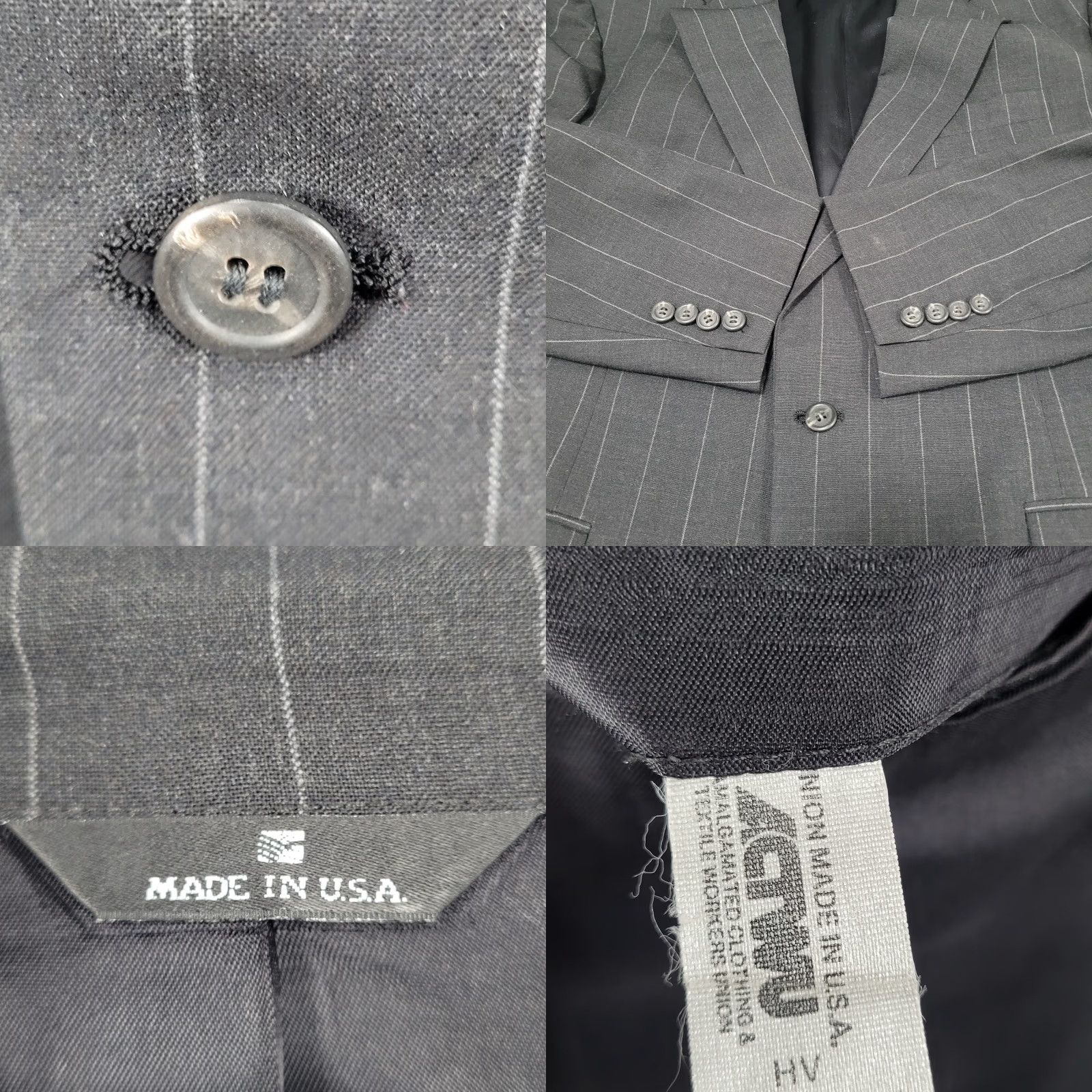 Ralph Lauren VINTAGE Ralph Lauren Blazer Polo University Club Gray Wool 100% Virgin Wool Notch Lapel Single-Breasted Two-Button Classic fit Men 40 Regular Size Size US L / EU 52-54 / 3 - 9 Thumbnail