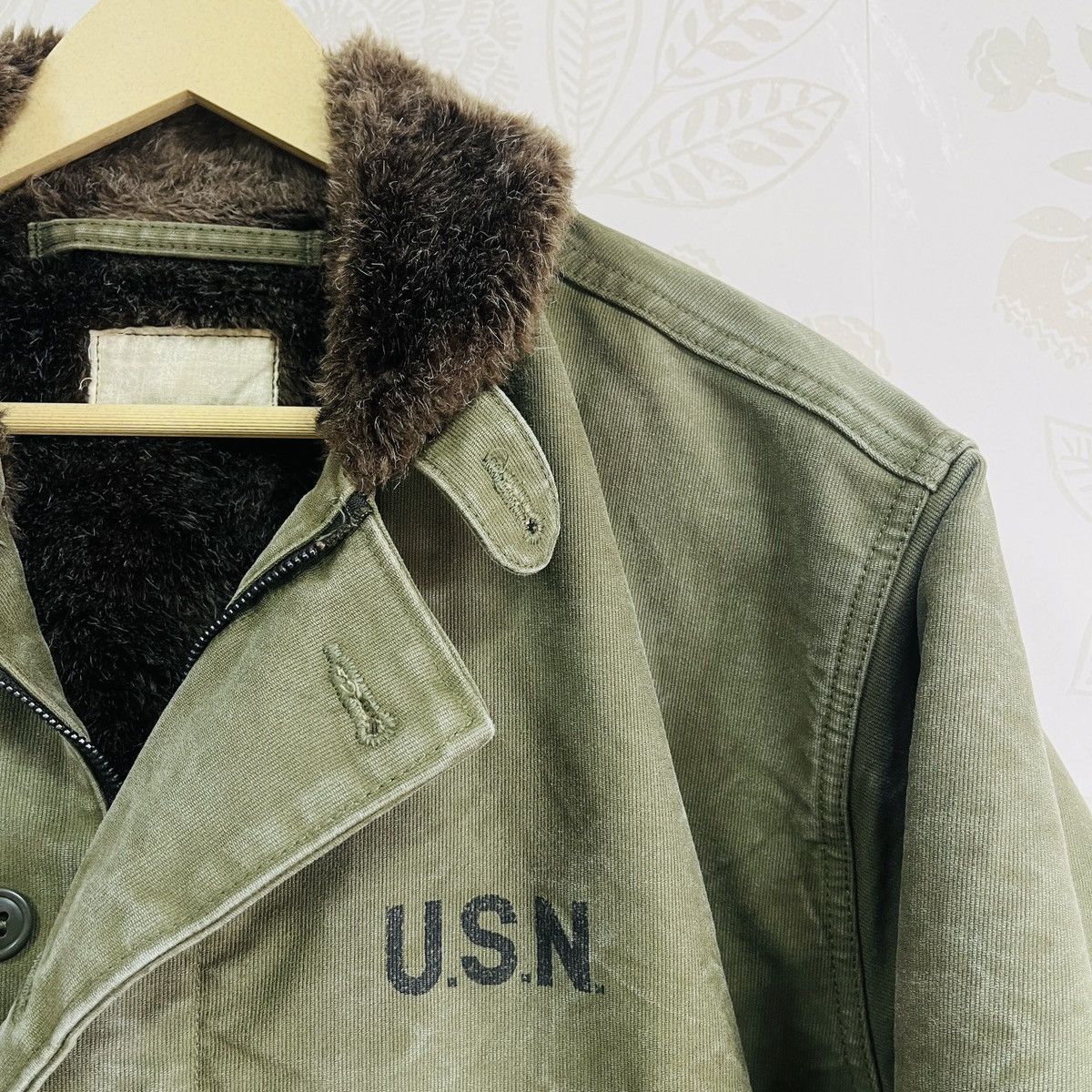 Buzz Rickson's × Toyo Enterprises Navy Department True Vintage 70s USN N-1 Military Jacket Size US L / EU 52-54 / 3 - 6 Thumbnail