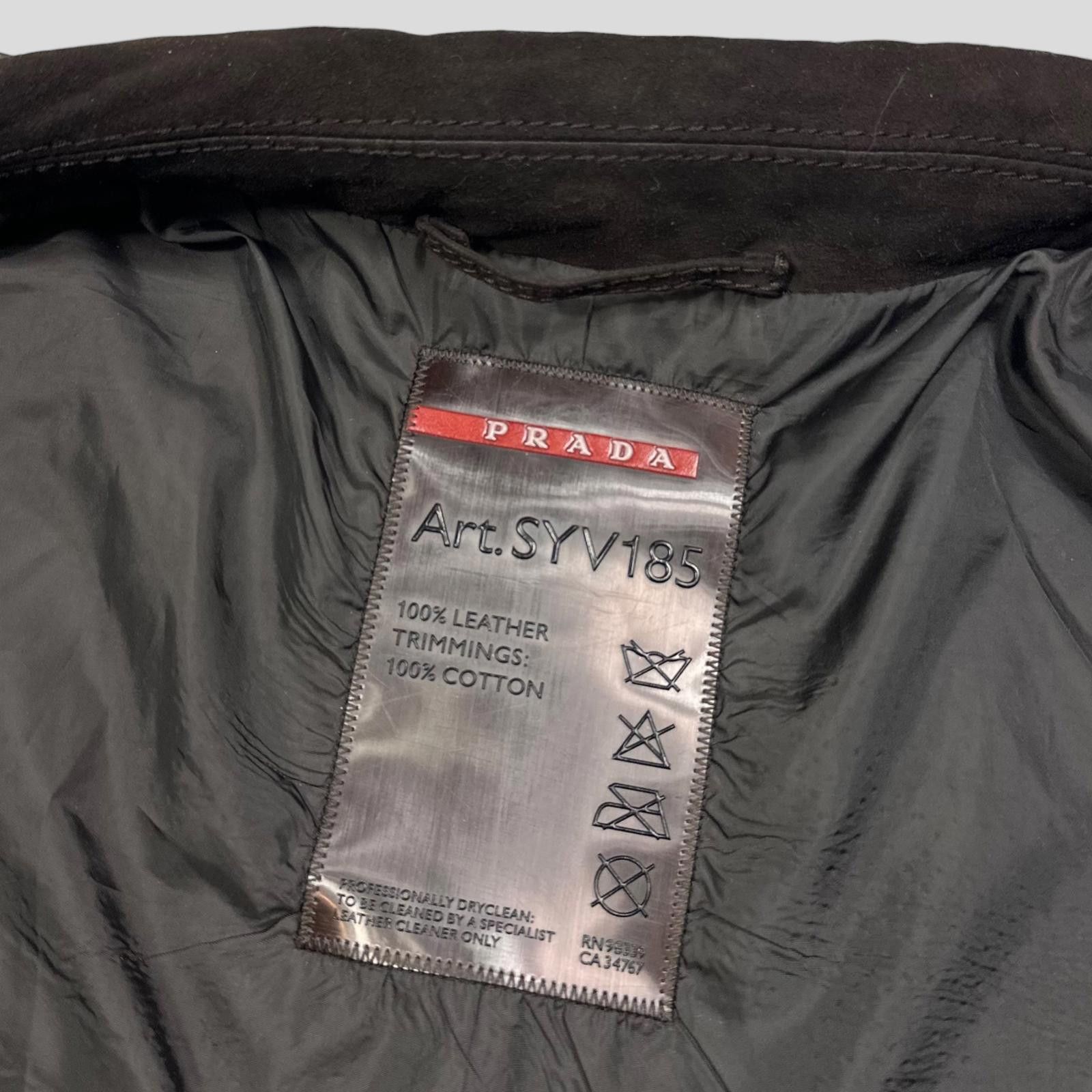 Prada Prada Sport 2006 Leather Suede Perforated Western Jacket - M Size US M / EU 48-50 / 2 - 9 Thumbnail