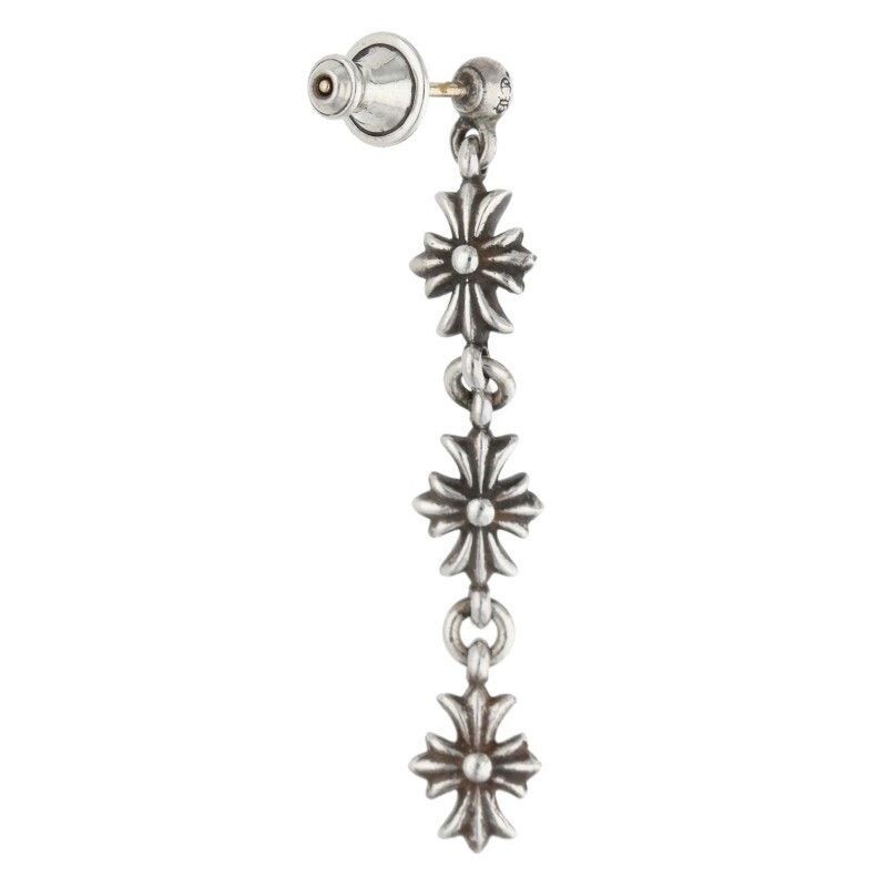 Chrome Hearts Chrome Hearts Silver Drop Earring Size ONE SIZE - 2 Thumbnail