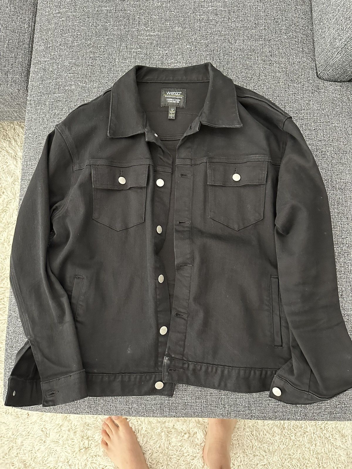 WeSC WeSC Once Bitten Denim Jacket Size US L / EU 52-54 / 3 - 1 Thumbnail