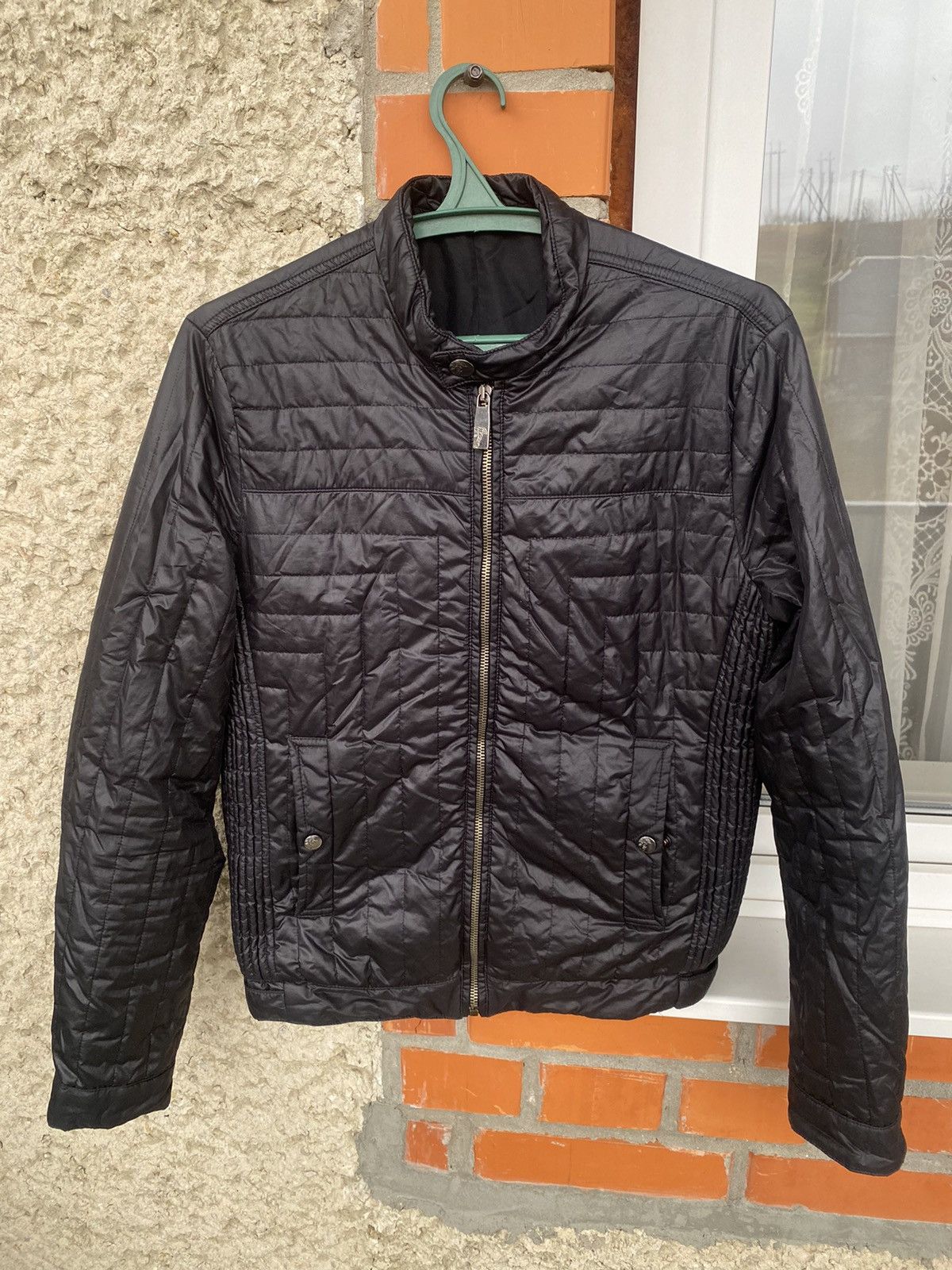 Versace 🖤Gianni Versace Collection Quilted Moto Jacket Size US S / EU 44-46 / 1 - 1 Thumbnail
