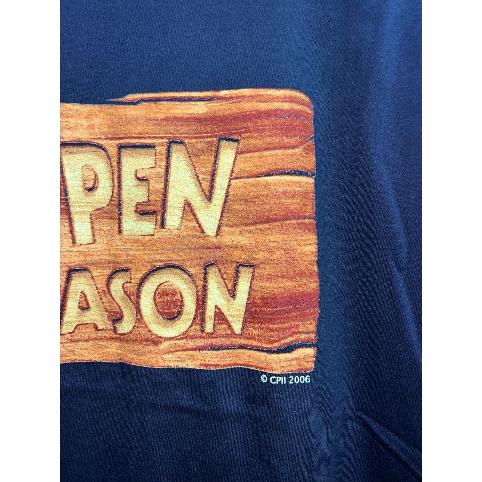 Delta Vintage Open Season Shirt Movie Promo Blue CPII 2006 Tee L Size US L / EU 52-54 / 3 - 4 Thumbnail