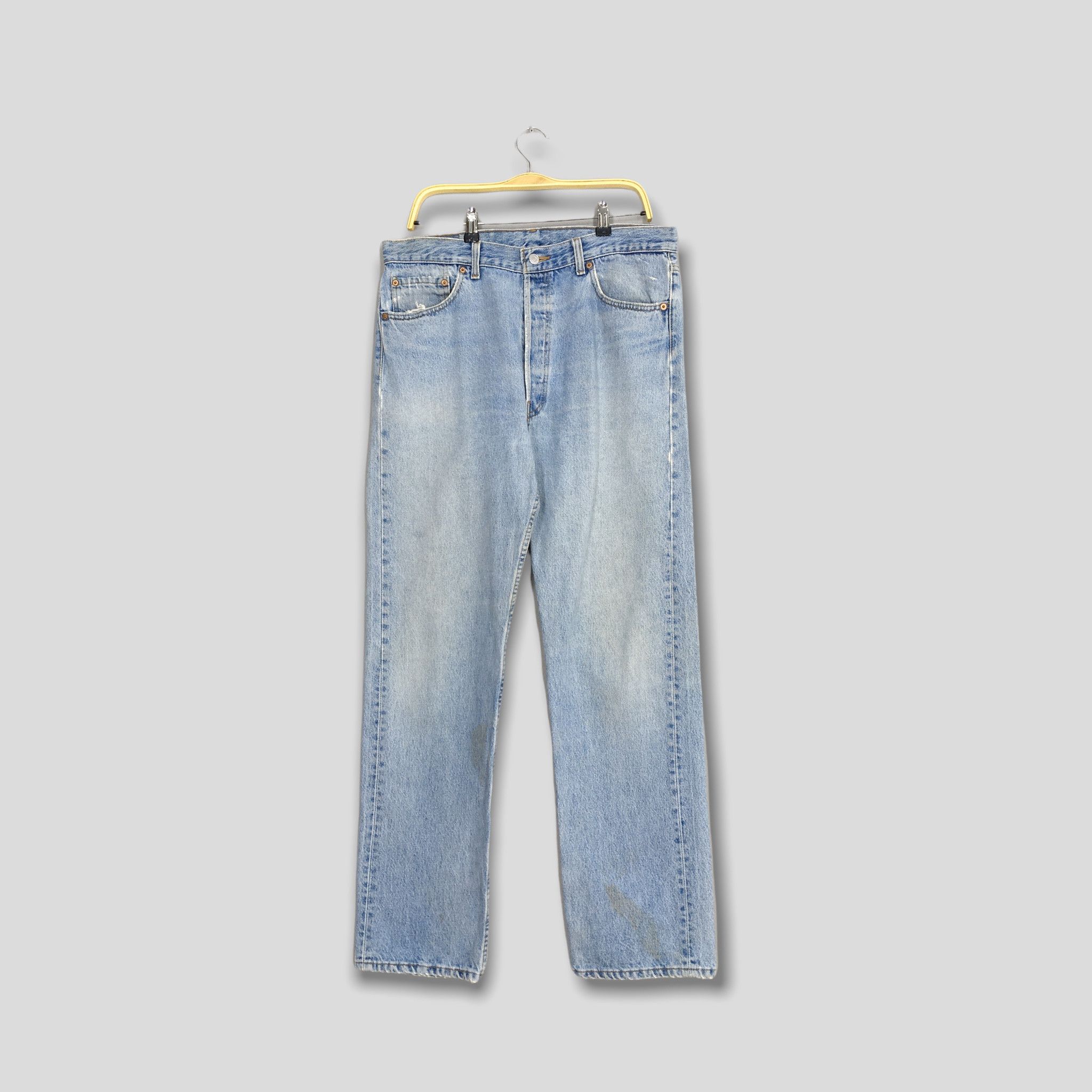 Kith × Levi's Kith X Levi's Strawberry Fields 501 Denim Size 34X32