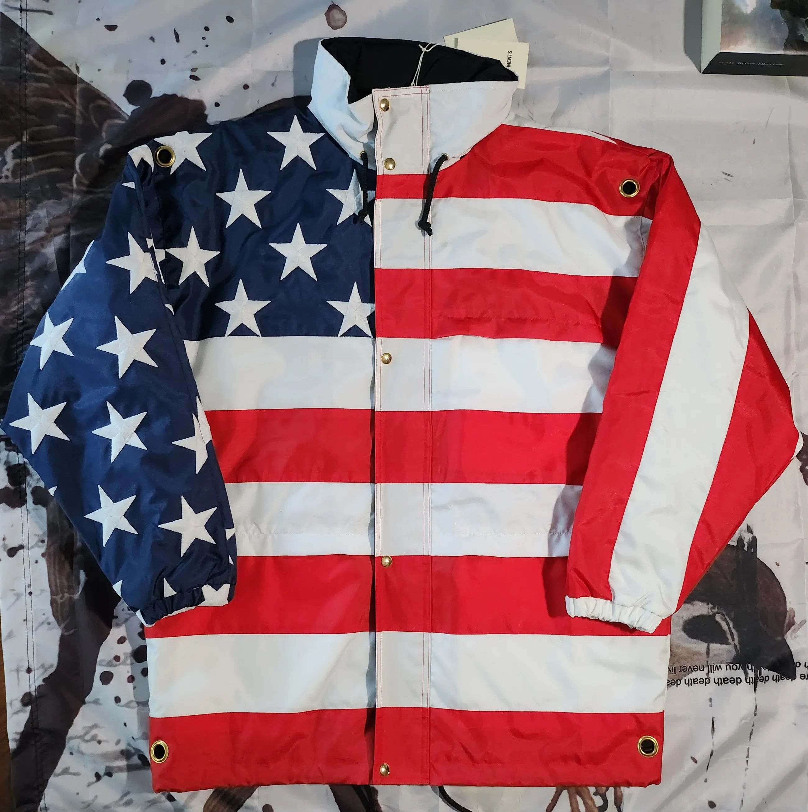 Vetements American Flag Parka Size US XS / EU 42 / 0 - 2 Thumbnail