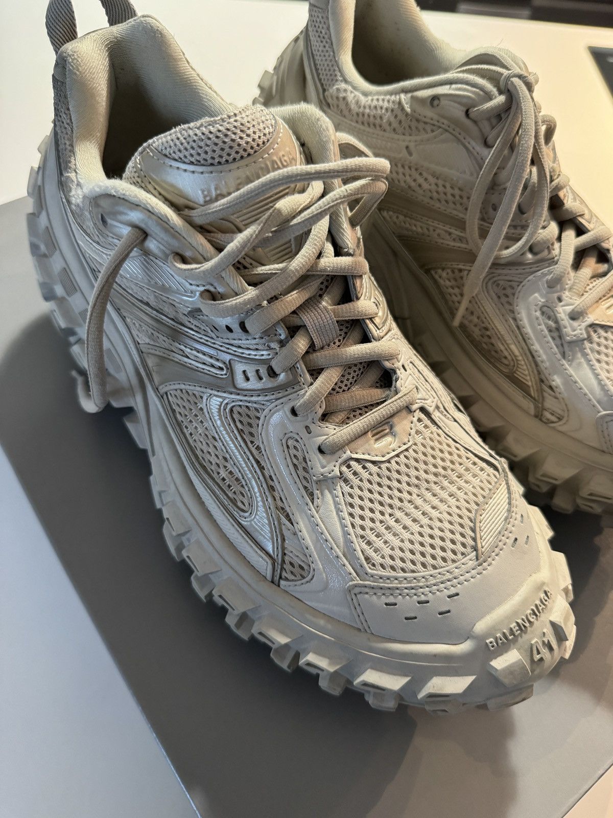 Balenciaga OG Balenciaga Defender Black 41 BOUNCER DEMNA YE CARTI Size US 8.5 / EU 41-42 - 5 Thumbnail