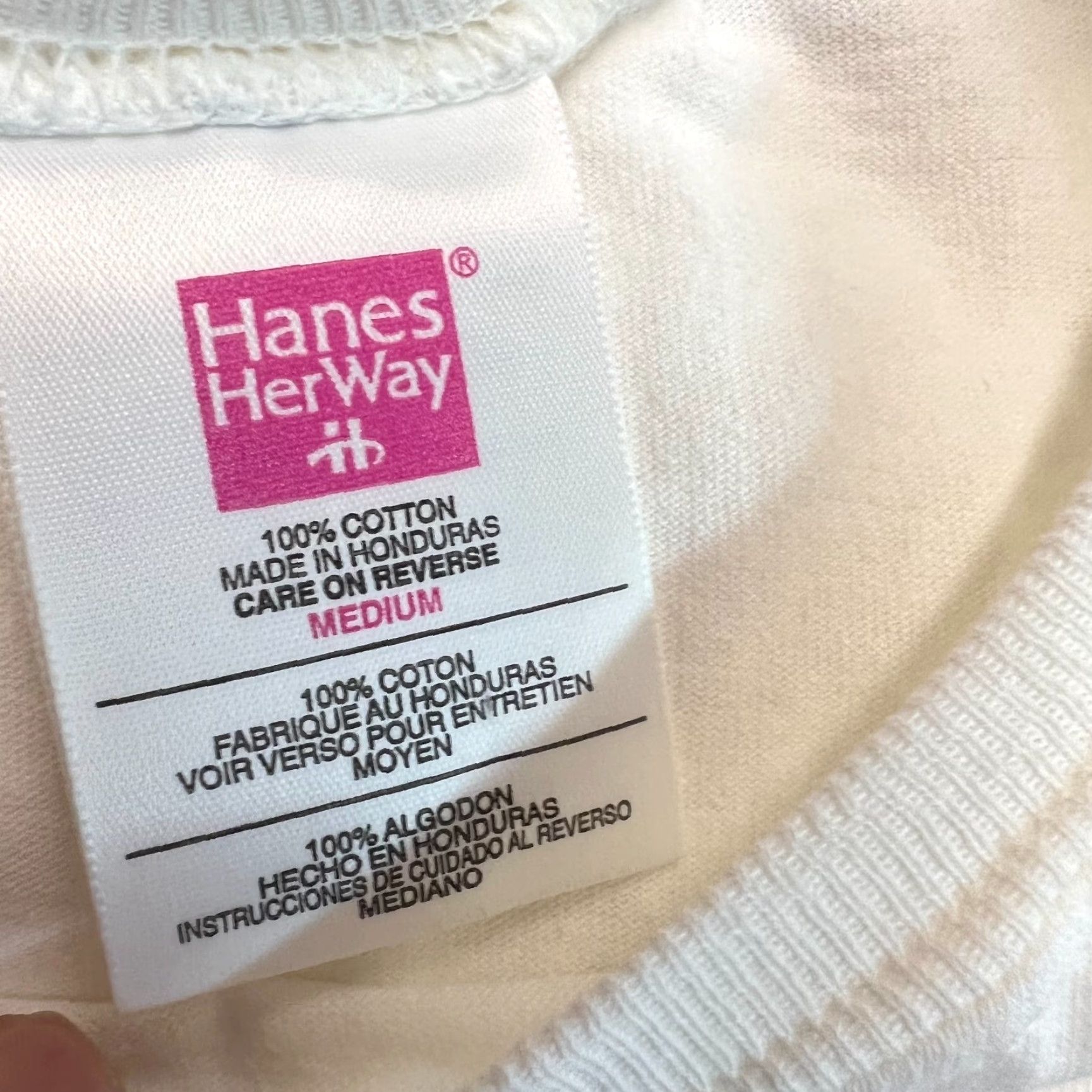 Hanes Hanes Women's Short Sleeve Crew Neck T-Shirt - Multicolor Cotton Basic Casual Size M Size M / US 6-8 / IT 42-44 - 4 Thumbnail