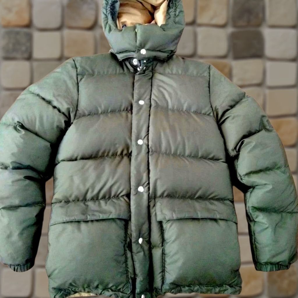 Olive Crescent Down Works Puffer Jacket Mens Jacket S Olive 60% Cotton 40% Nylon USA Olive Size US S / EU 44-46 / 1 - 1 Thumbnail