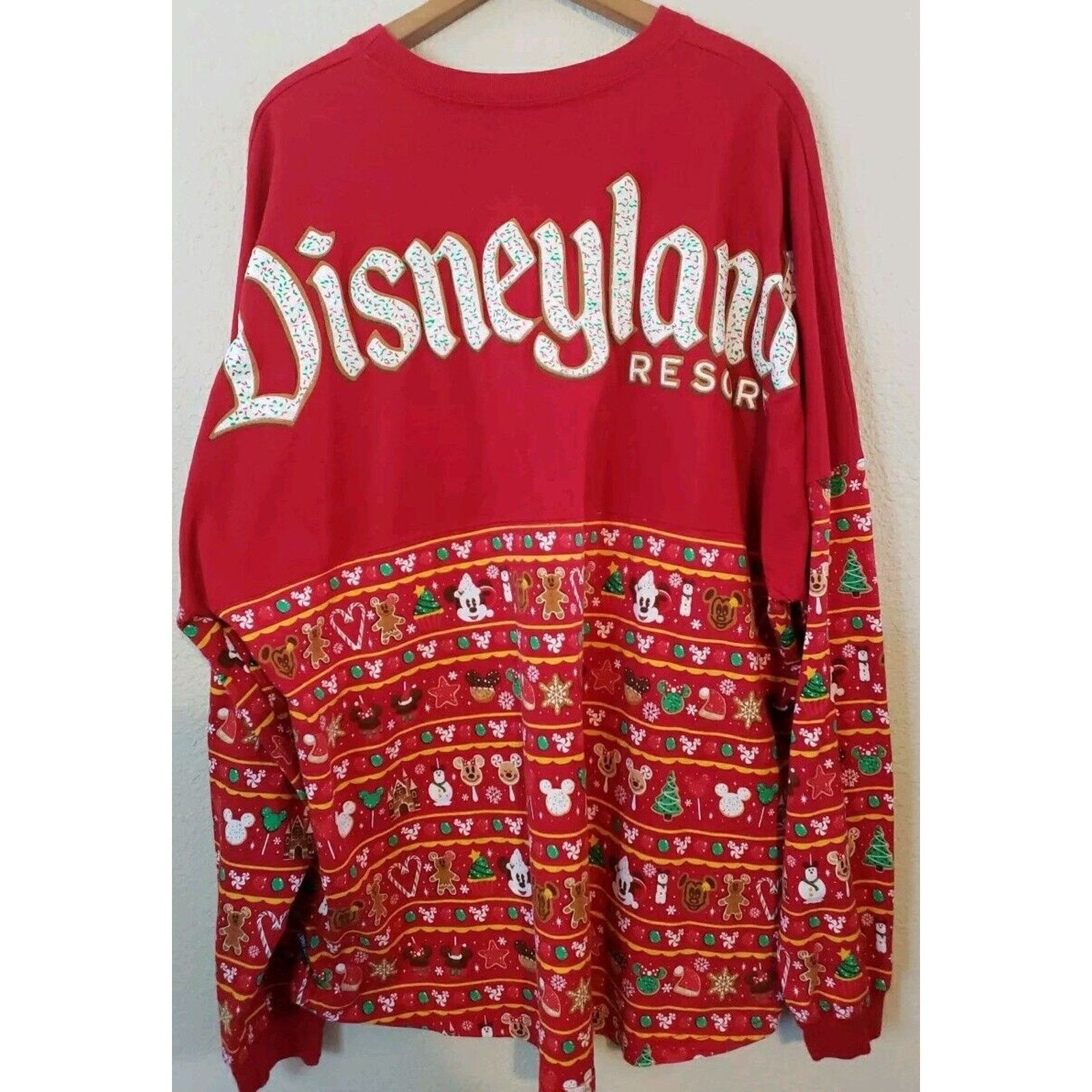 Disney Parks 2XL XXL Christmas Sprinkles Spirit Jersey