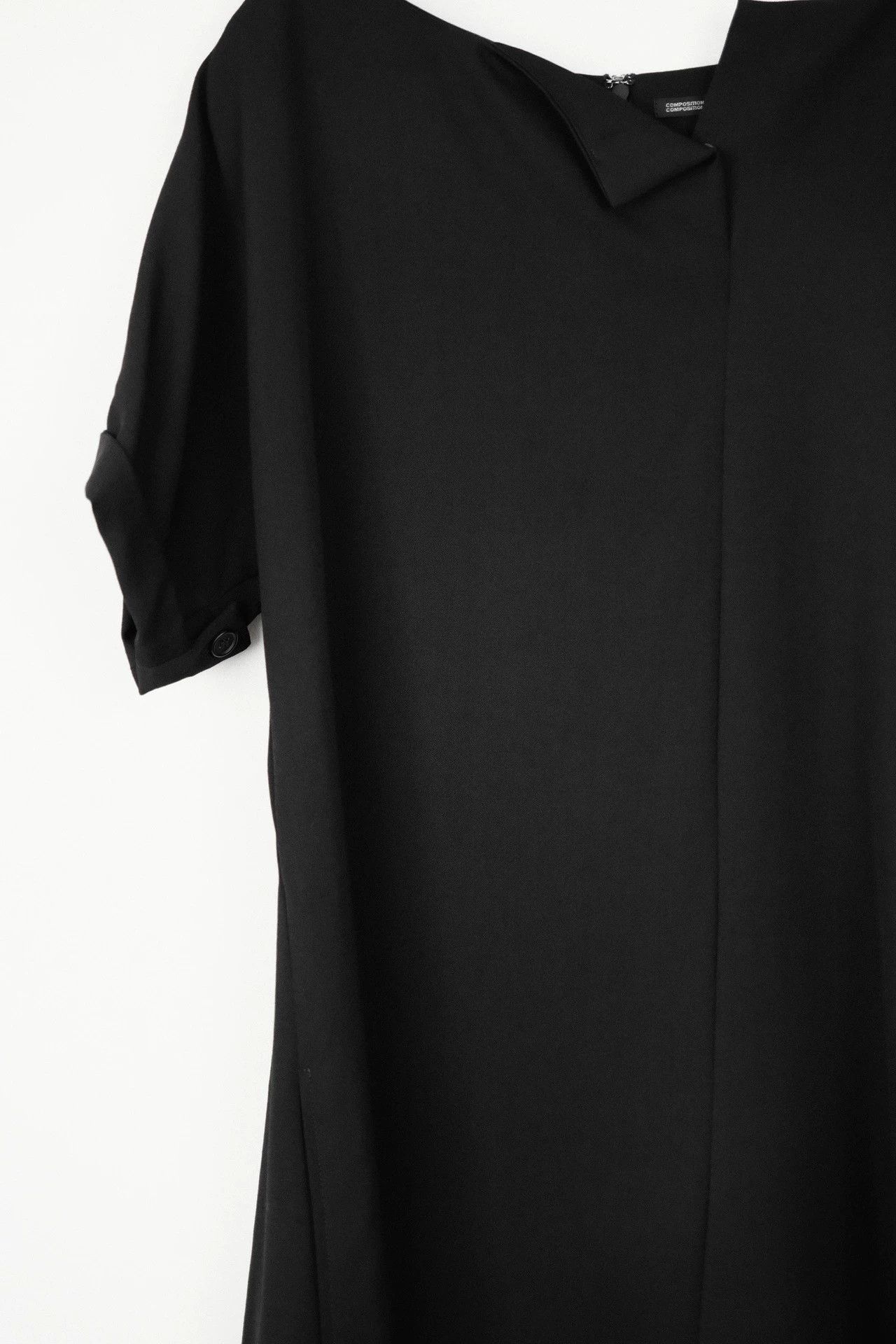 Yohji Yamamoto Yohji Yamamoto 21ss Vtg Collarless Asymmetric ShSl Dr Wmn Size S / US 4 / IT 40 - 3 Thumbnail
