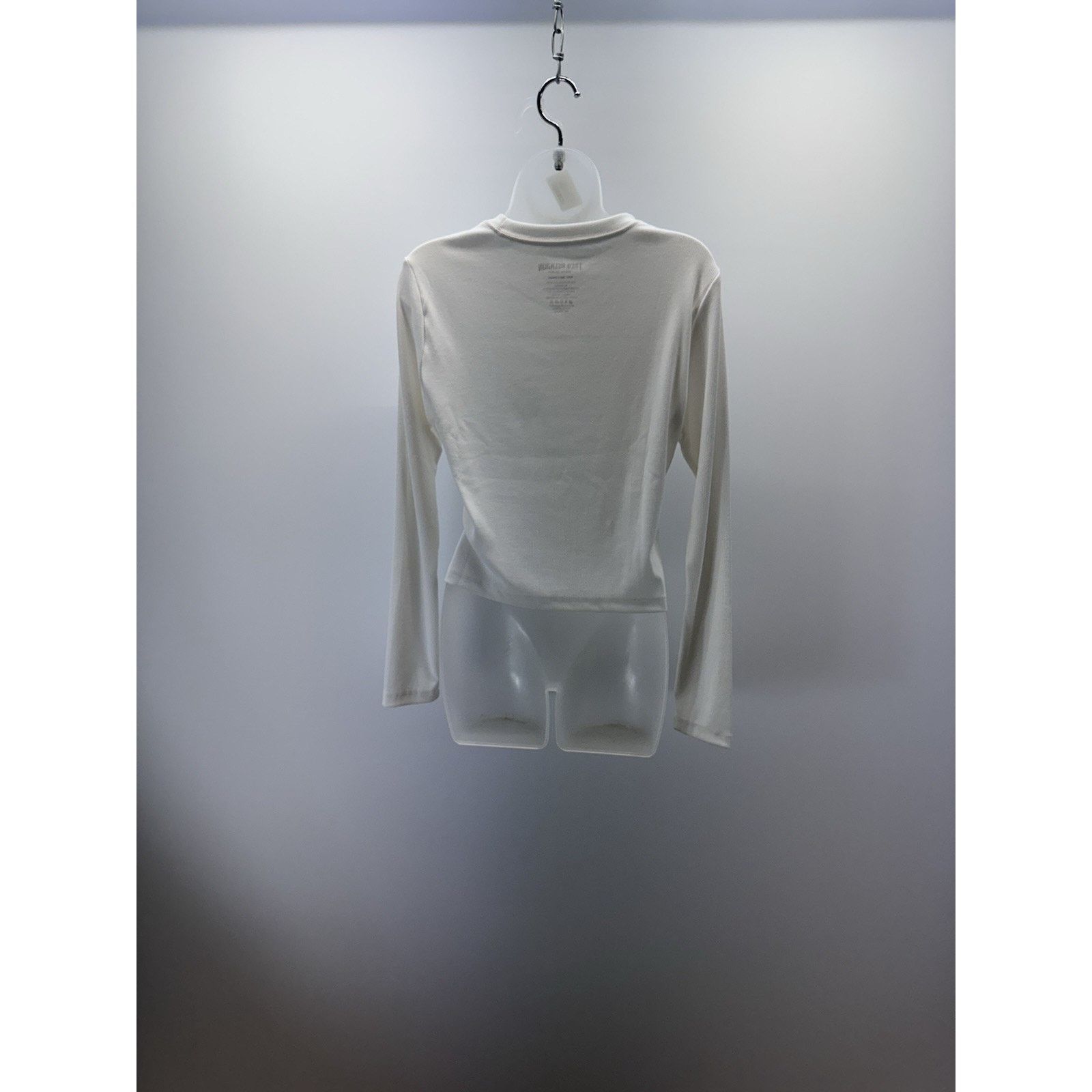 True Religion True Religion Ribbed Long Sleeve Crew Tee Women Size M Bling Size M / US 6-8 / IT 42-44 - 3 Thumbnail