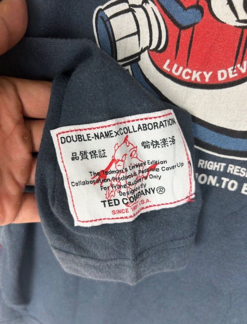 Tedman × Vintage Vintage Tedman Fire Fighter Y2K t shirt/ Streetwear Fashion Size US M / EU 48-50 / 2 - 5 Thumbnail