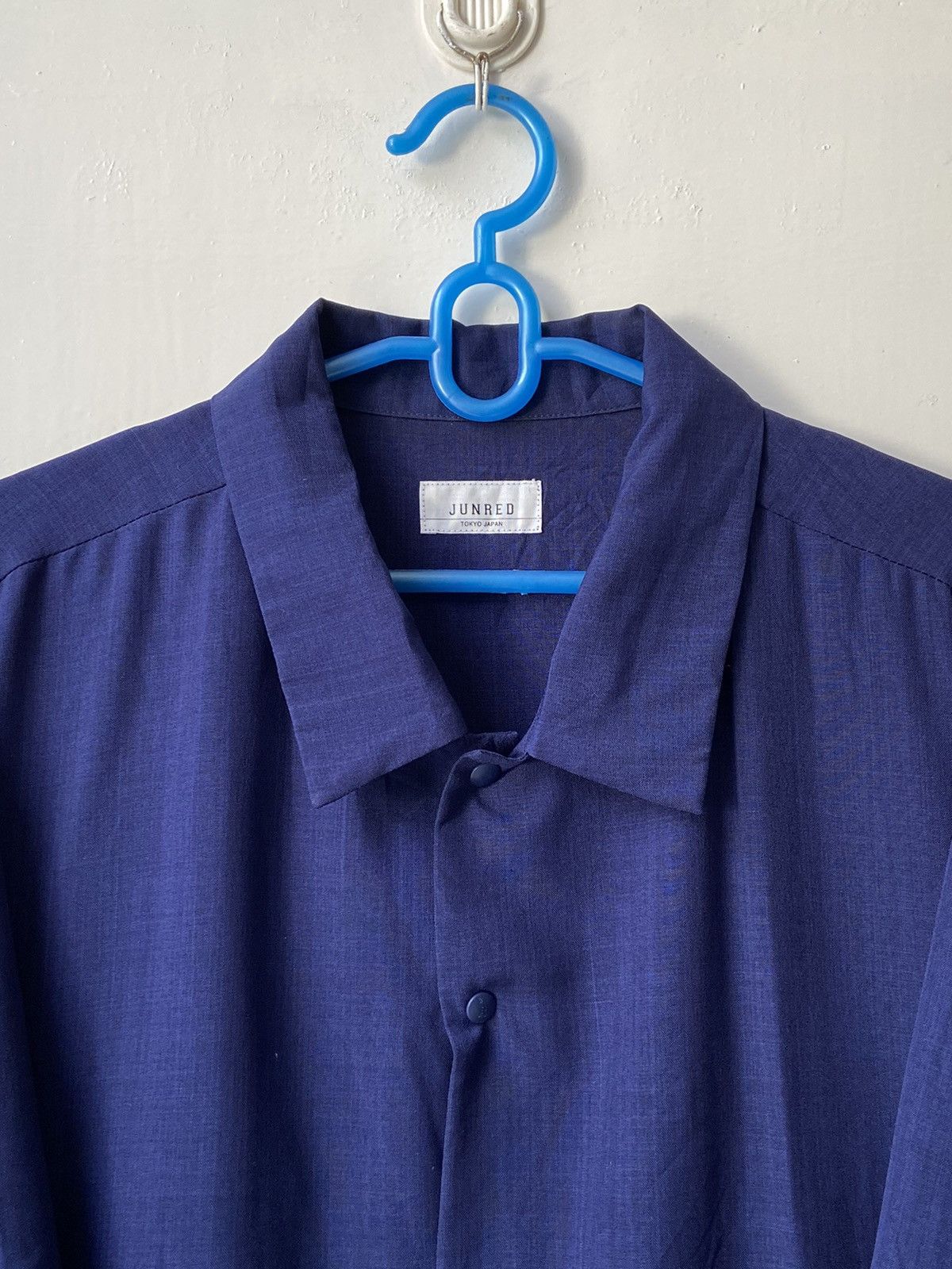 Designer × Japanese Brand × Jun Takahashi JUNRED TOKYO JAPAN Navy Shirt Size US XL / EU 56 / 4 - 13 Thumbnail