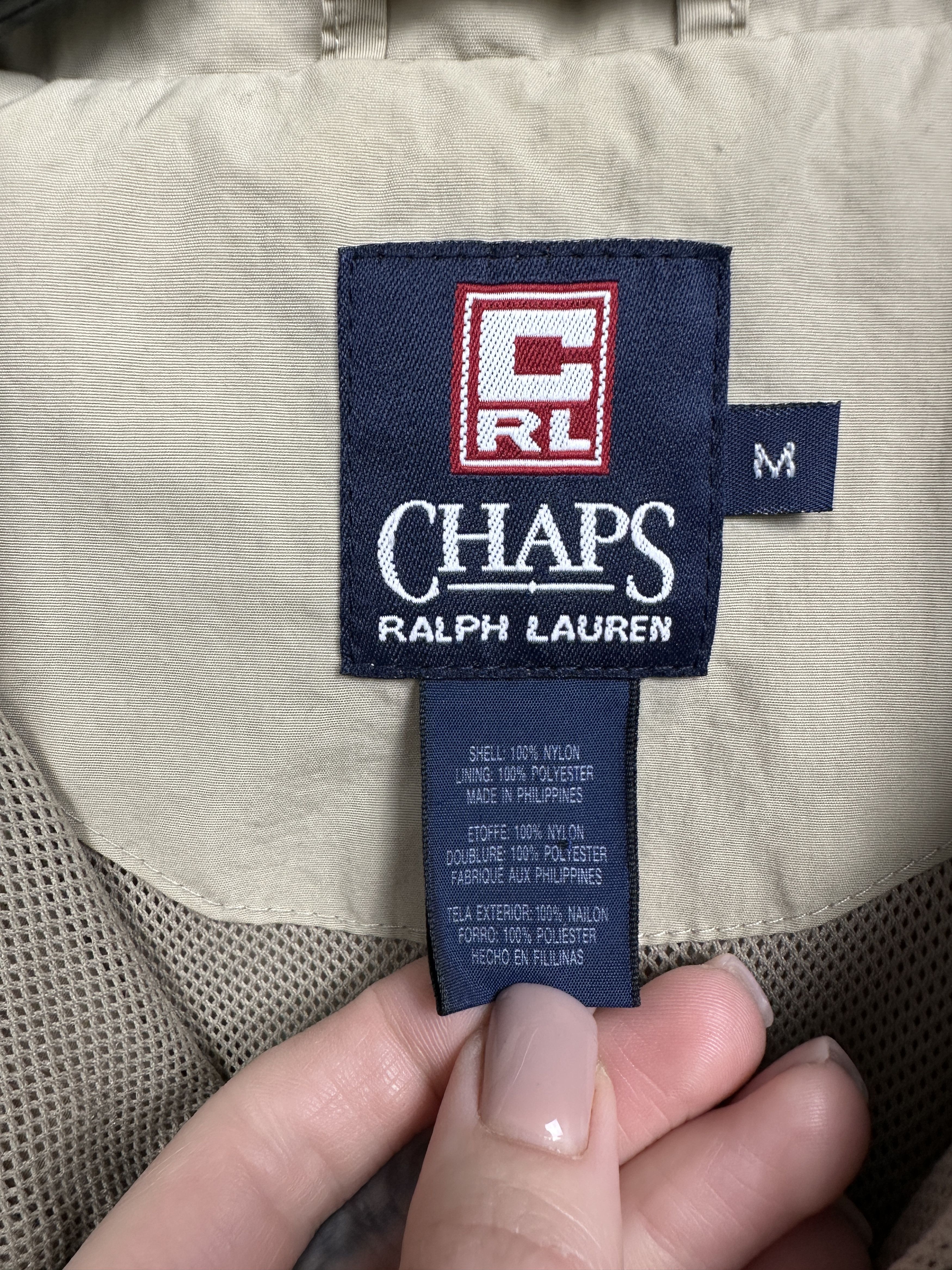 Chaps Ralph Lauren Chaps Ralph Lauren Vintage Mens Nylon Anorak Jacket Size US M / EU 48-50 / 2 - 5 Thumbnail