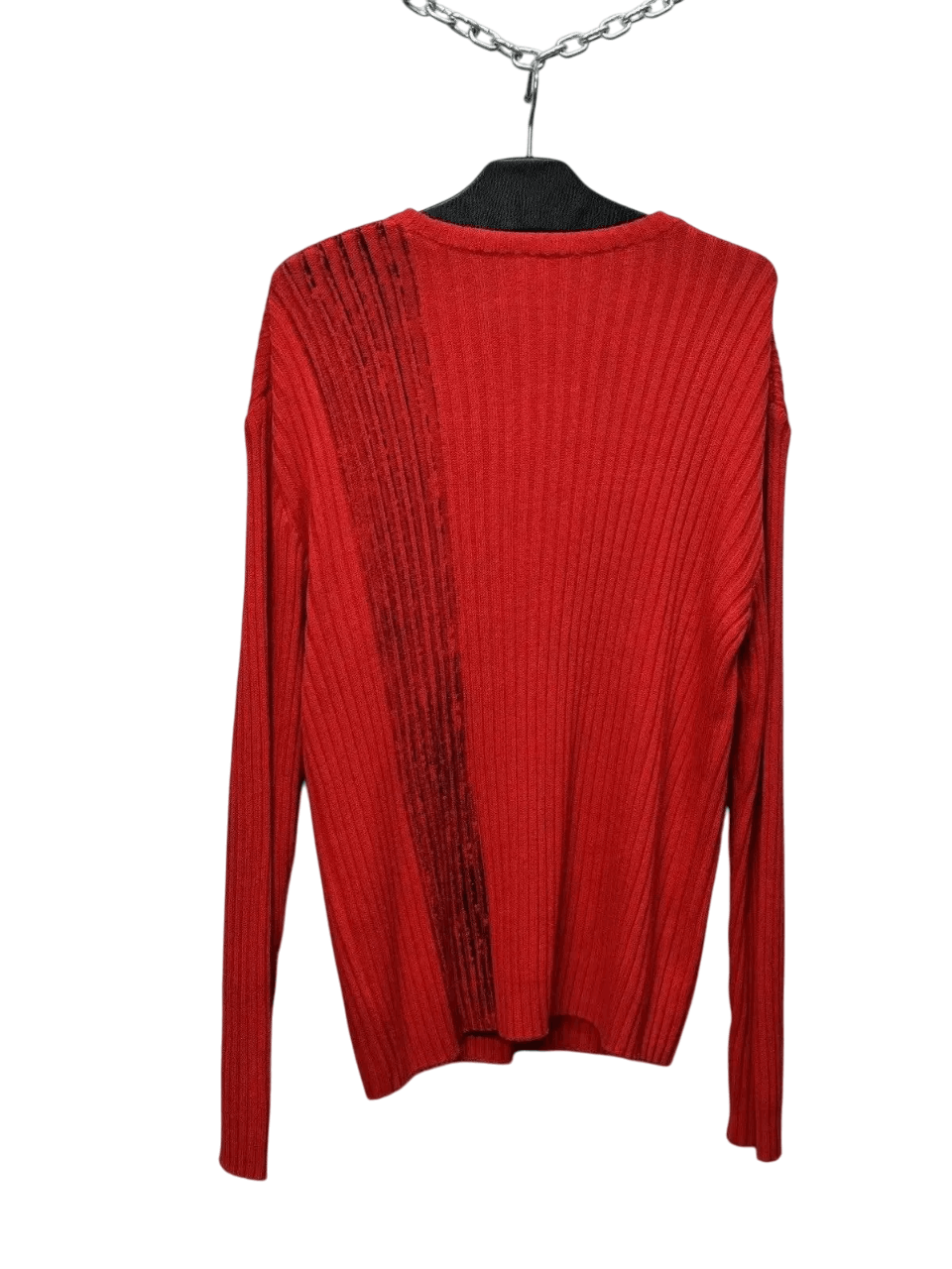 Japanese Brand Vintage Y2K Distressed Striped Sweater Faded knit Y2K Effect Size US M / EU 48-50 / 2 - 6 Thumbnail