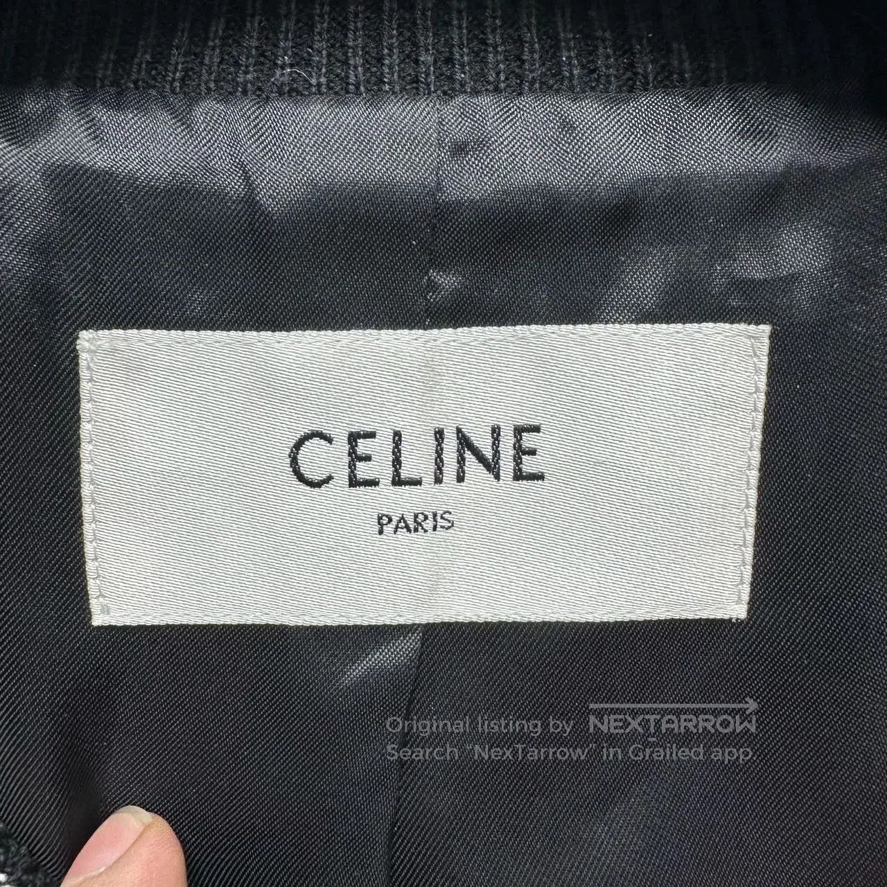 Celine CELINE 24FW Wool Logo Baseball Jacket. Size US M / EU 48-50 / 2 - 3 Thumbnail
