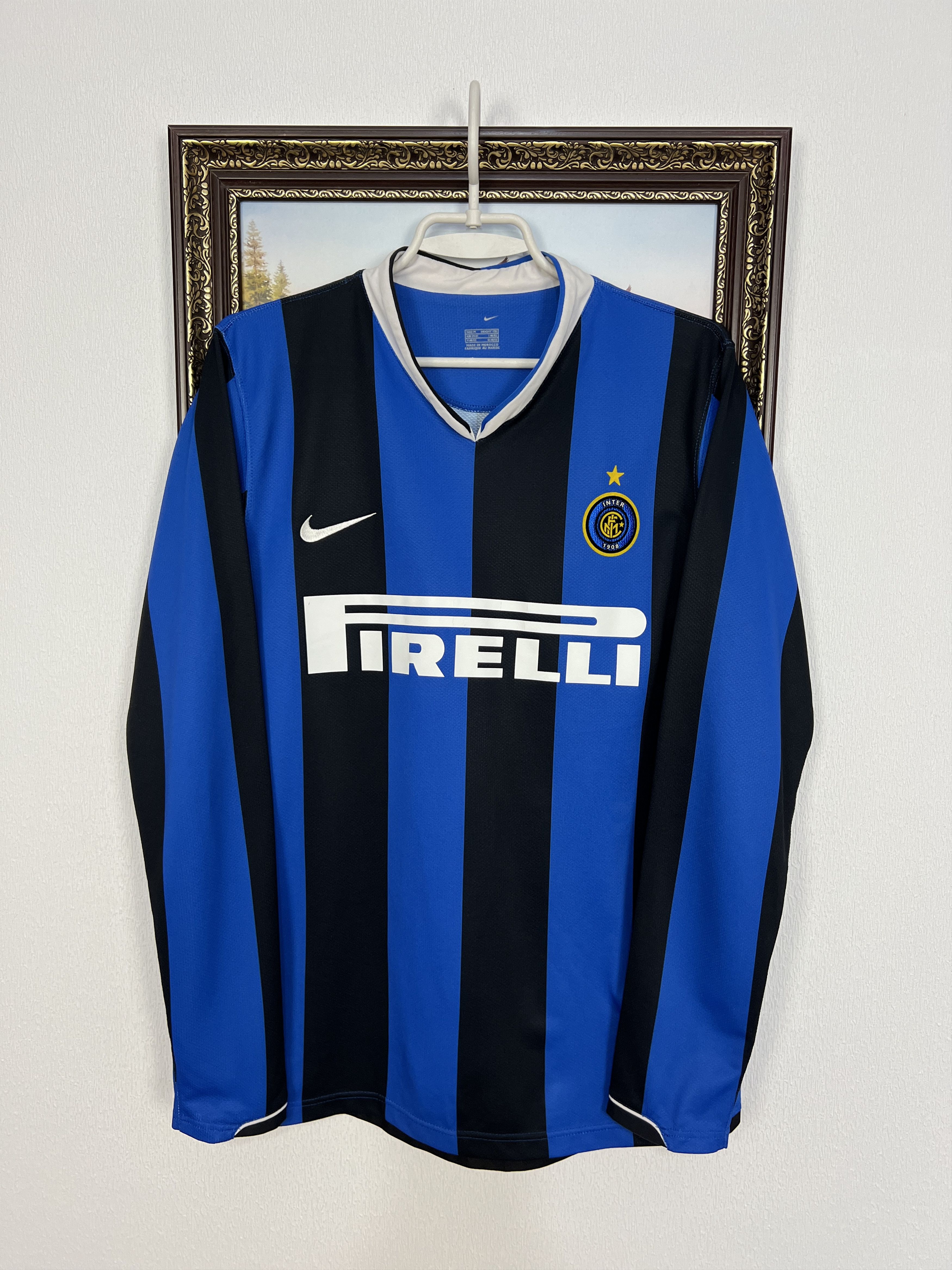 Nike Inter Milan football shirt Soccer Maglia Long Sleeve Jersey Size US M / EU 48-50 / 2 - 1 Thumbnail