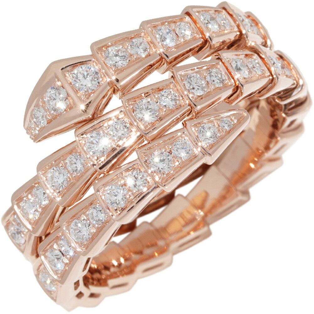 Bvlgari Bvlgari BVLGARI Serpenti Viper Au750 Ring Size 2XL Precious Metal Ring AN858794357257 DUTY FREE for USA Size ONE SIZE - 1 Thumbnail