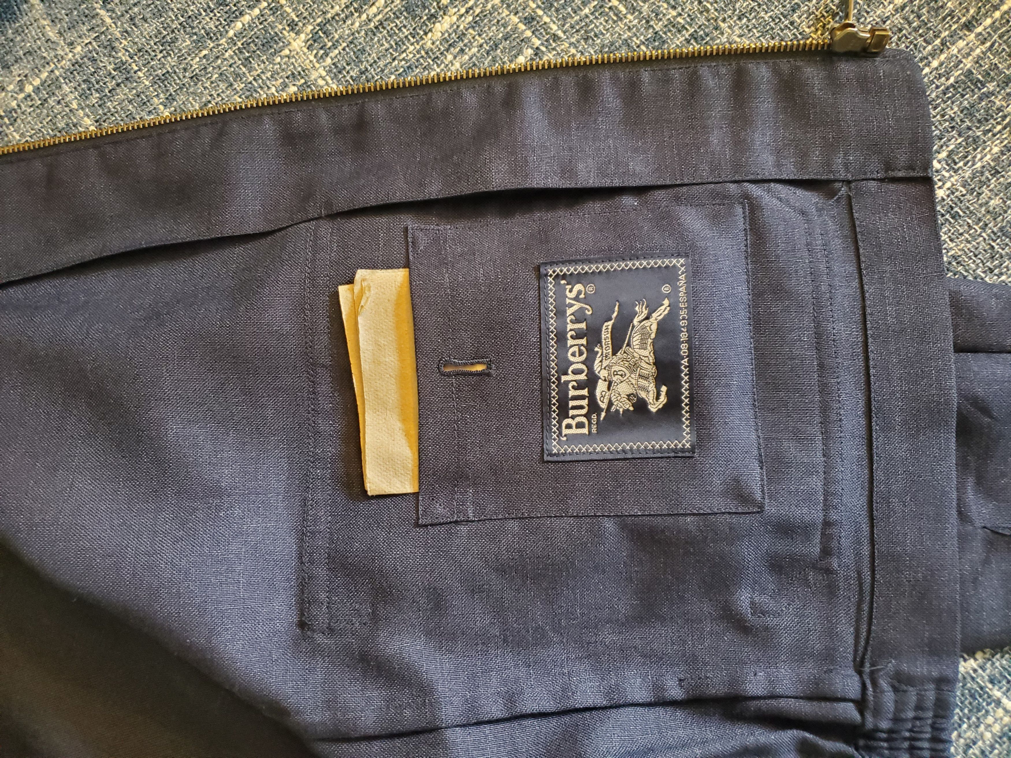 Burberry RARE Vintage Linen Burberry Jacket (Execellent Condition) Size US S / EU 44-46 / 1 - 8 Thumbnail