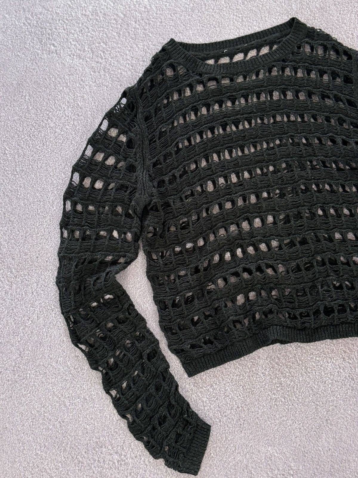 Hysteric Glamour Grunge Vibe Mesh Knit Crazy Fit Y2K Opium Long Sleeve Tee Size M / US 6-8 / IT 42-44 - 4 Thumbnail
