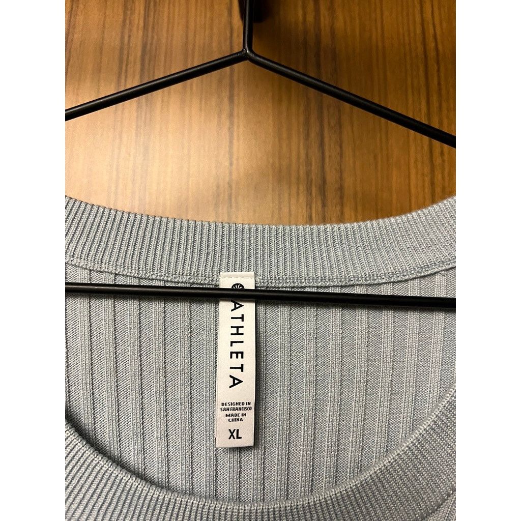 Athleta Athleta Women's XL Lincoln Park Blue Tunic Ribbed Sweater Size XL / US 12-14 / IT 48-50 - 5 Thumbnail