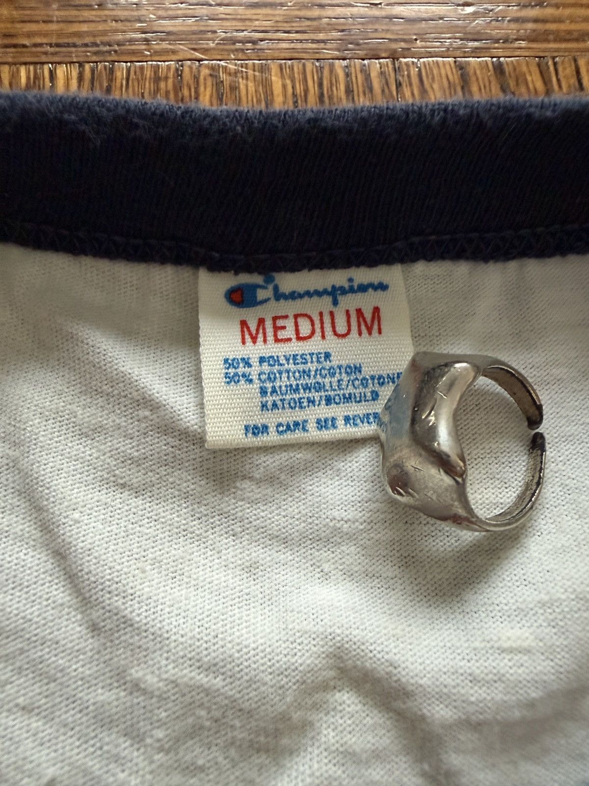 Champion Vintage 80s Fitzgerald Schools Physical Education Ringer Tee Size US M / EU 48-50 / 2 - 4 Thumbnail
