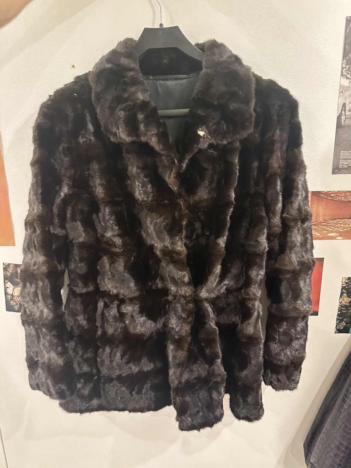 Vintage Darkbrown vintage mink fur Size M / US 6-8 / IT 42-44 - 3 Thumbnail