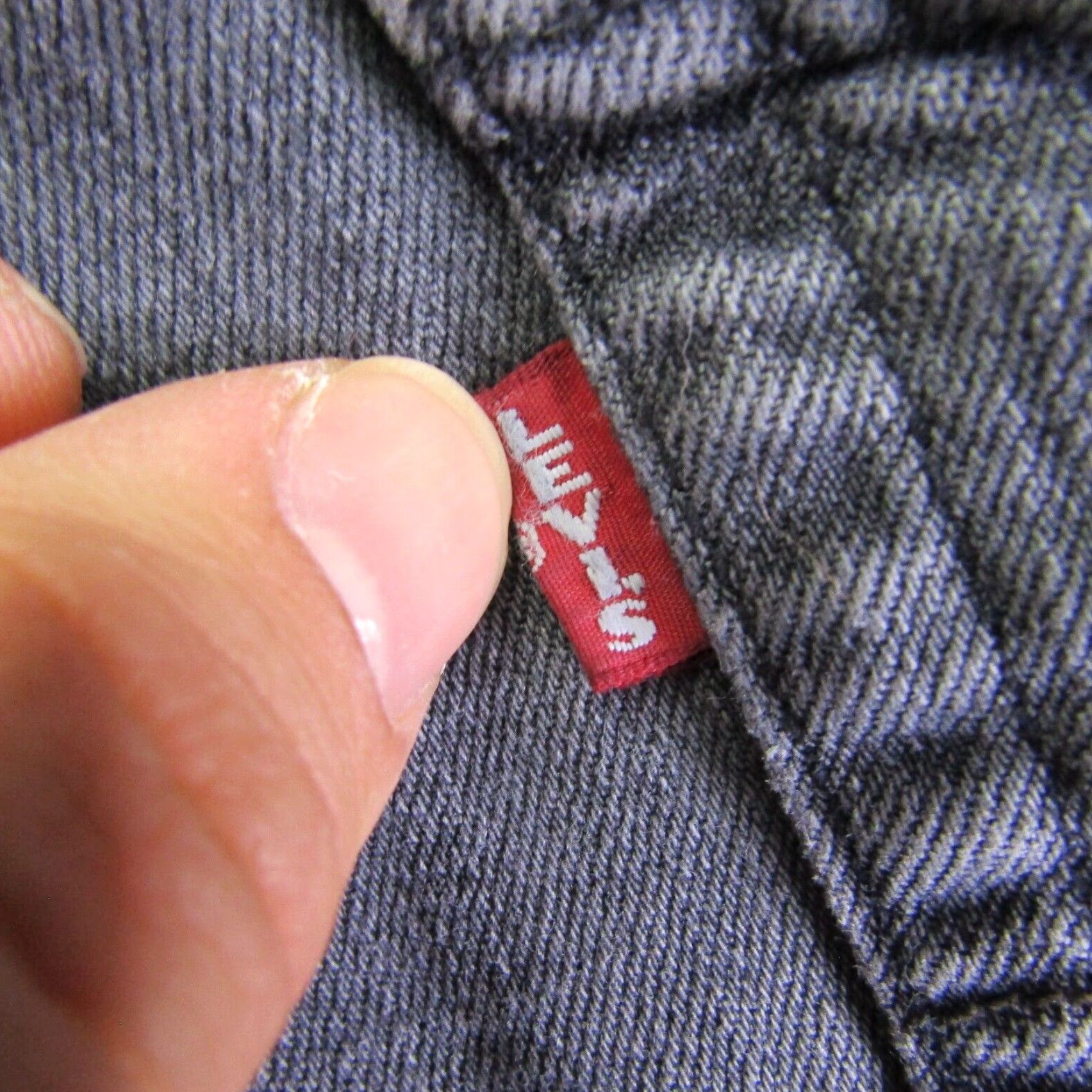 Levi's Levi's Jeans Mens 33x32 Gray Denim 502 Slim Tapered Distressed Flex Classic Outdoor Mens Size US 33 - 7 Thumbnail