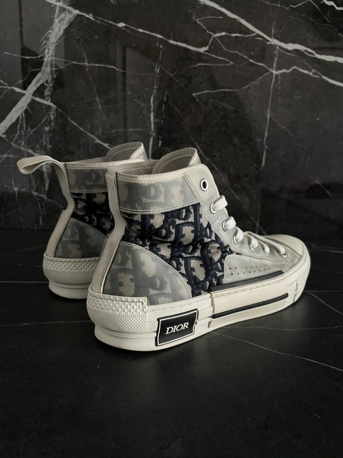 Dior Dior B23 Oblique Technical Canvas High Top Sneakers Size US 9 / IT 39 - 5 Thumbnail