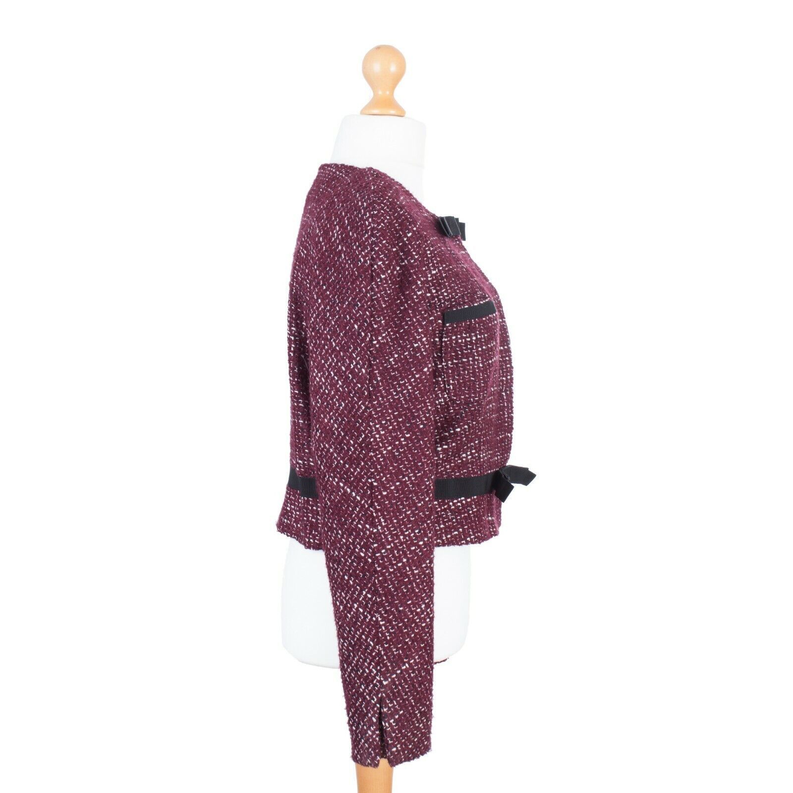 TWINSET Twin Set by Simona Barbieri Women's Jacket Blazer Size L / US 10 / IT 46 - 3 Thumbnail