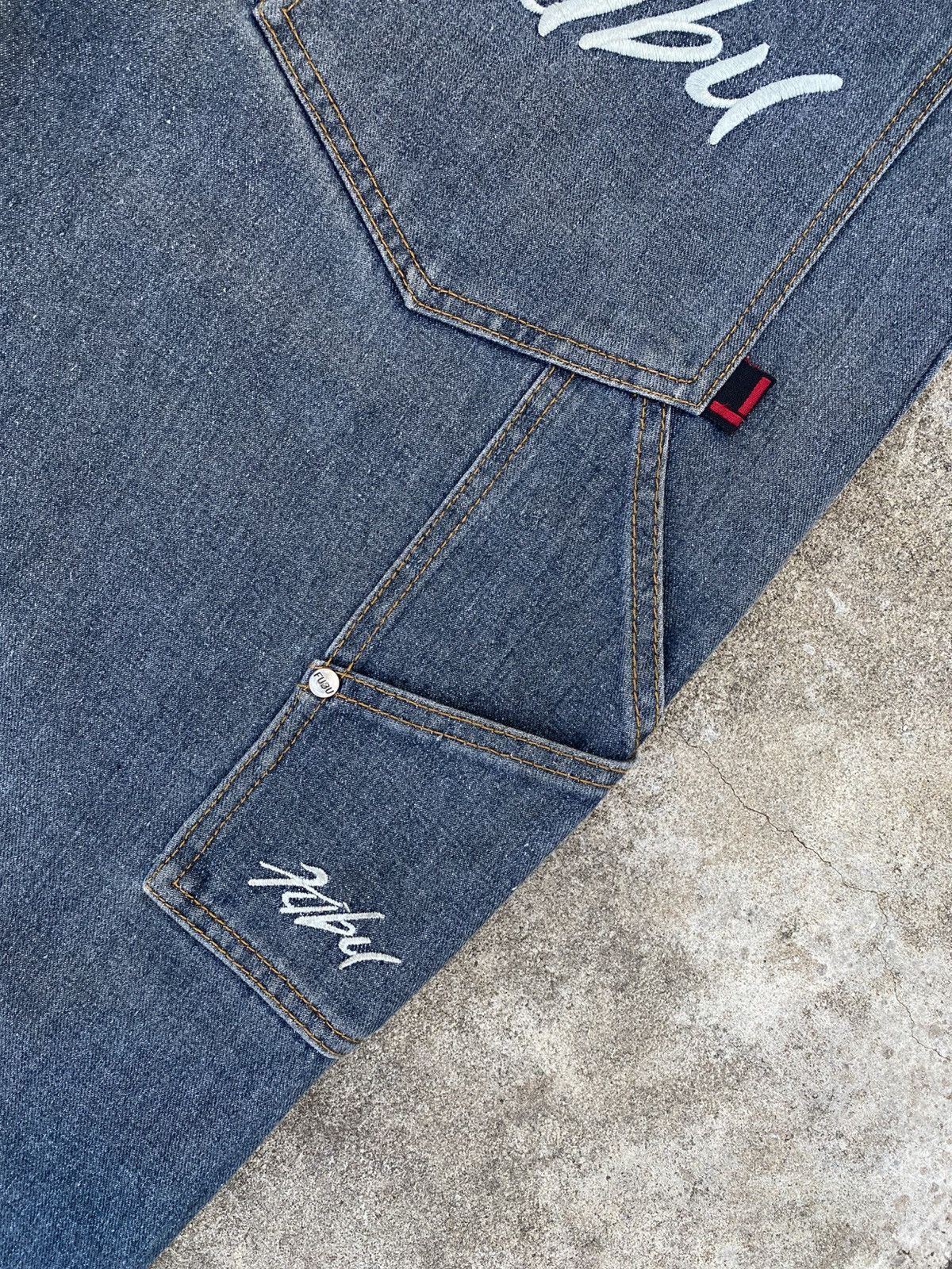 Fubu Vintage Y2K Fubu Denim Carpenter Logo Embroidery Size US 34 / EU 50 - 9 Thumbnail