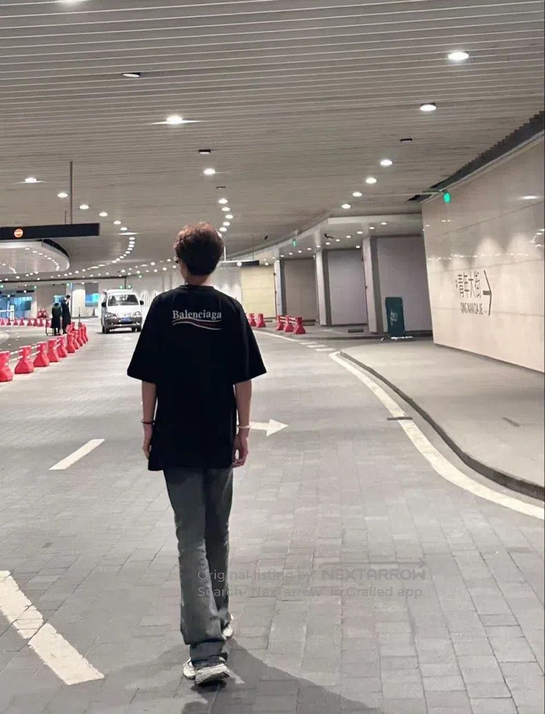 Balenciaga Balenciaga Coke print wave logo loose fit short-sleeve Size US S / EU 44-46 / 1 - 9 Thumbnail