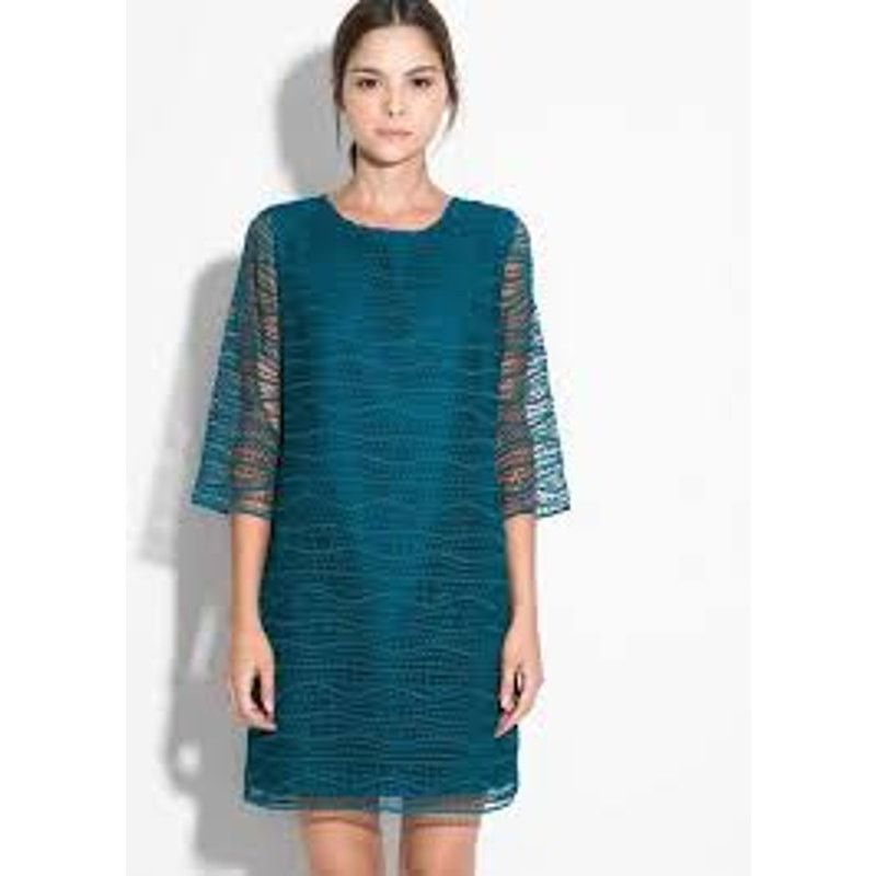 Mango Mango MNG Women's Lace 3/4 Sleeves Dress Size 4 Size S / US 4 / IT 40 - 2 Thumbnail