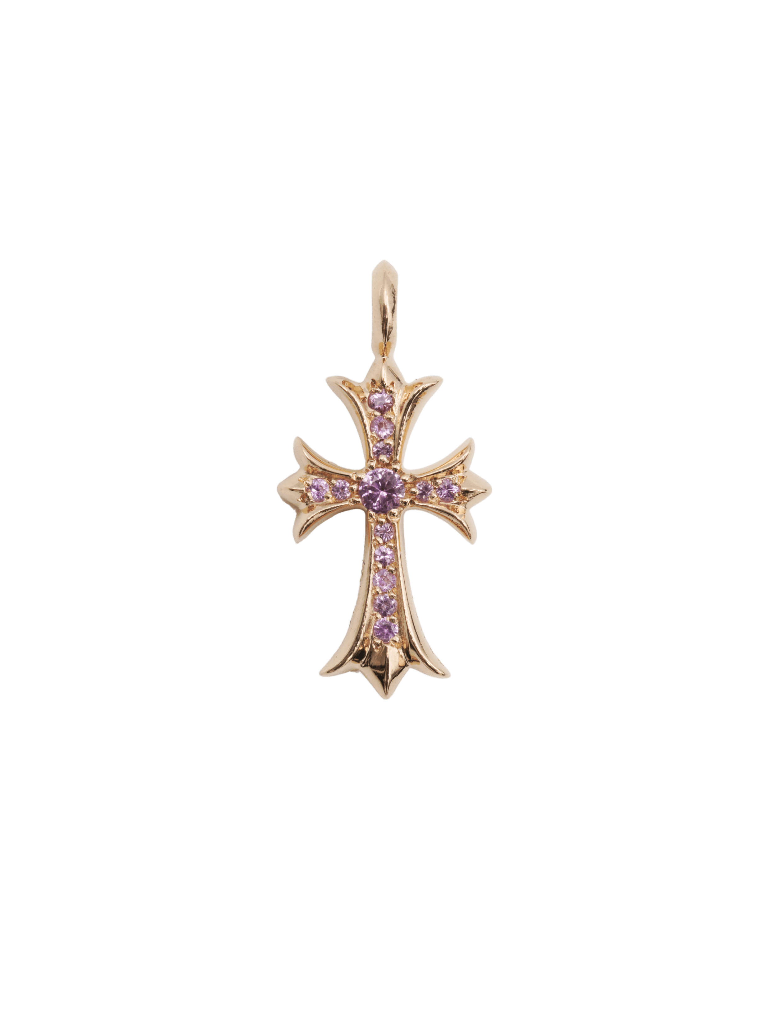 Chrome Hearts Chrome Hearts 22K Purple Color Tiny Cross Pendant Size ONE SIZE - 1 Thumbnail
